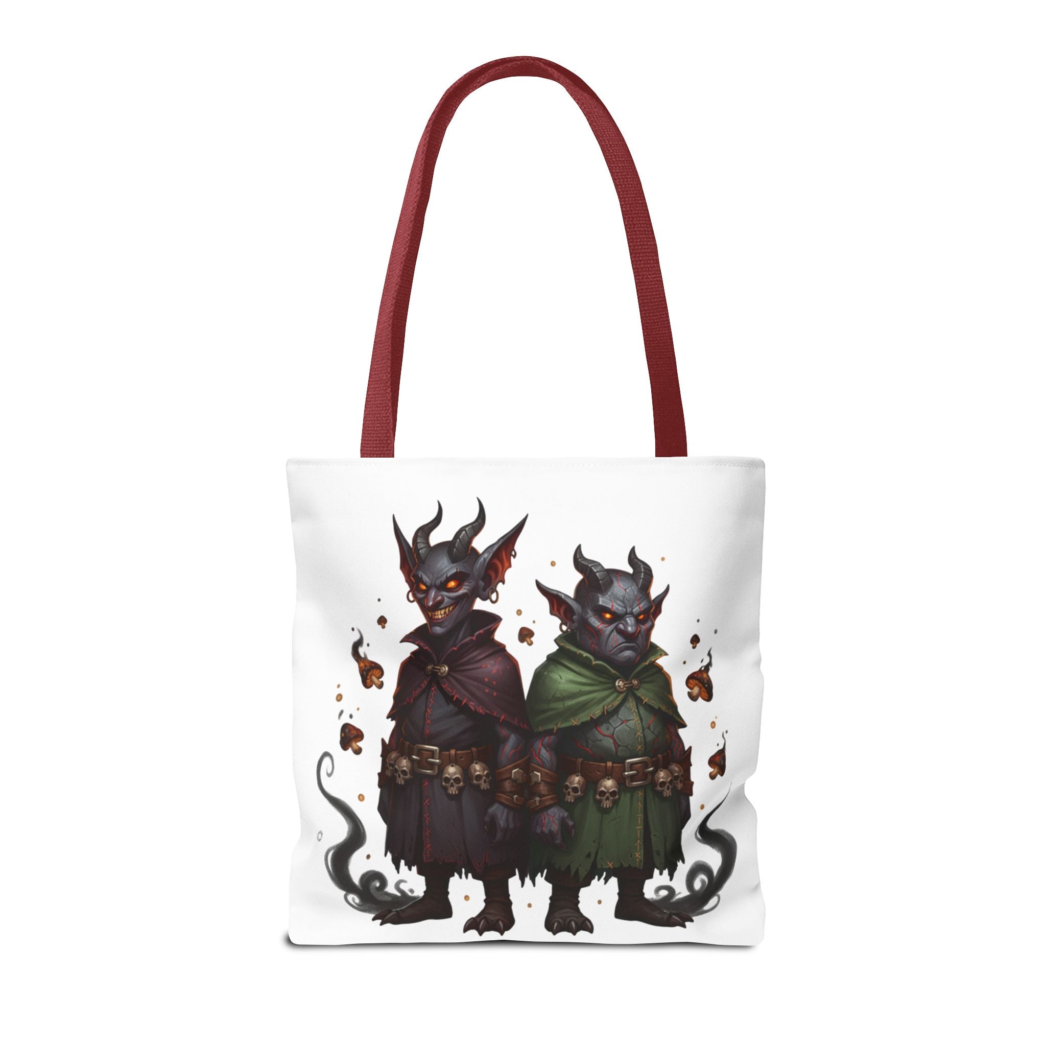 Tote Bag — Cute Dark Demon Duo Illustration Tote