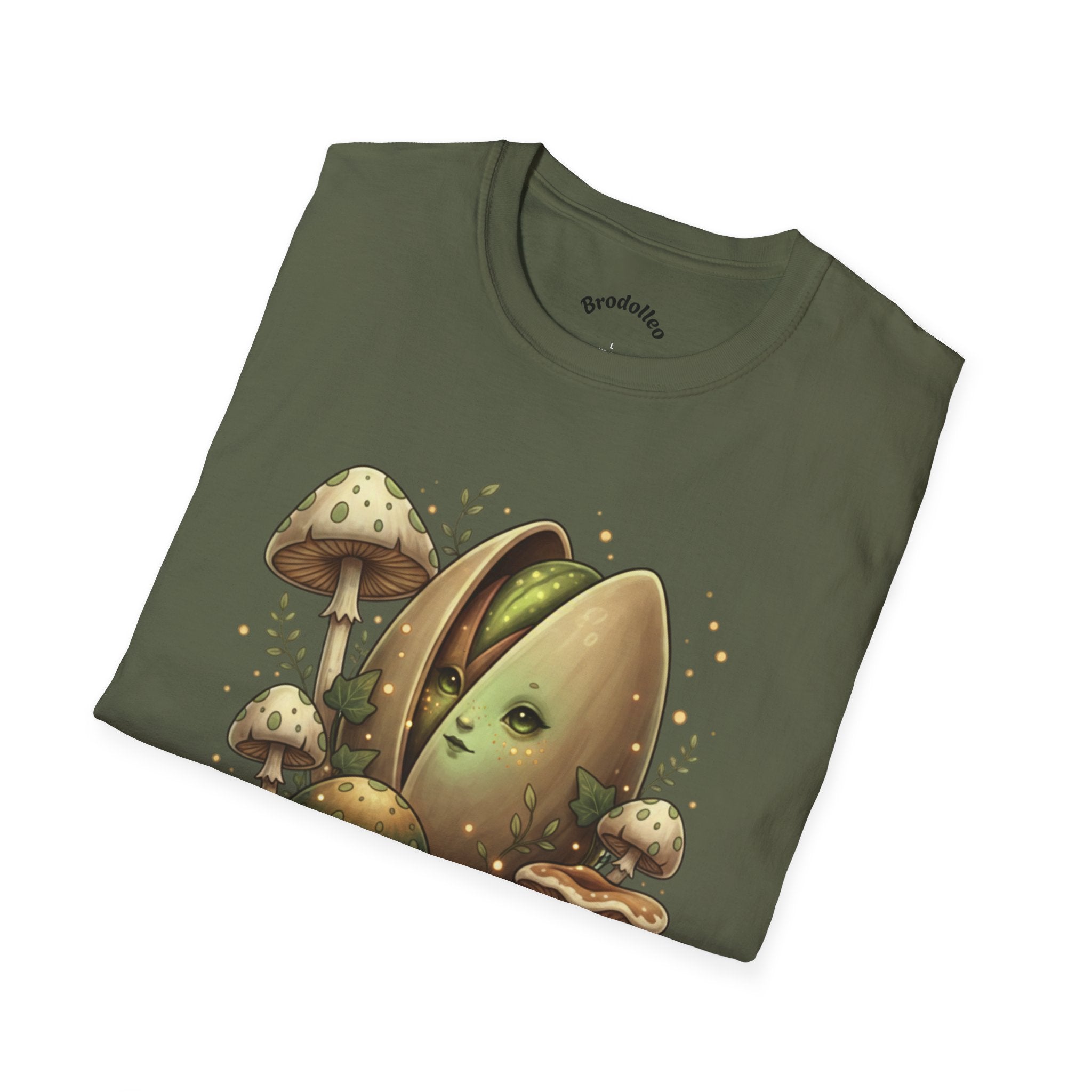 Mushroom Hatchling Tee — Cute Fantasy Fungi Graphic T-Shirt