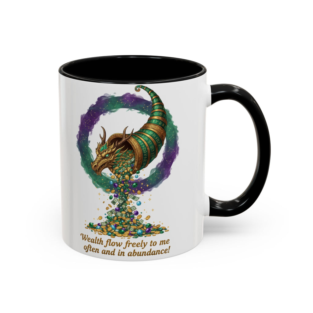 Cornucopia Wealth Coffee Mug — "Wealth flow freely to me often and in abundance!"