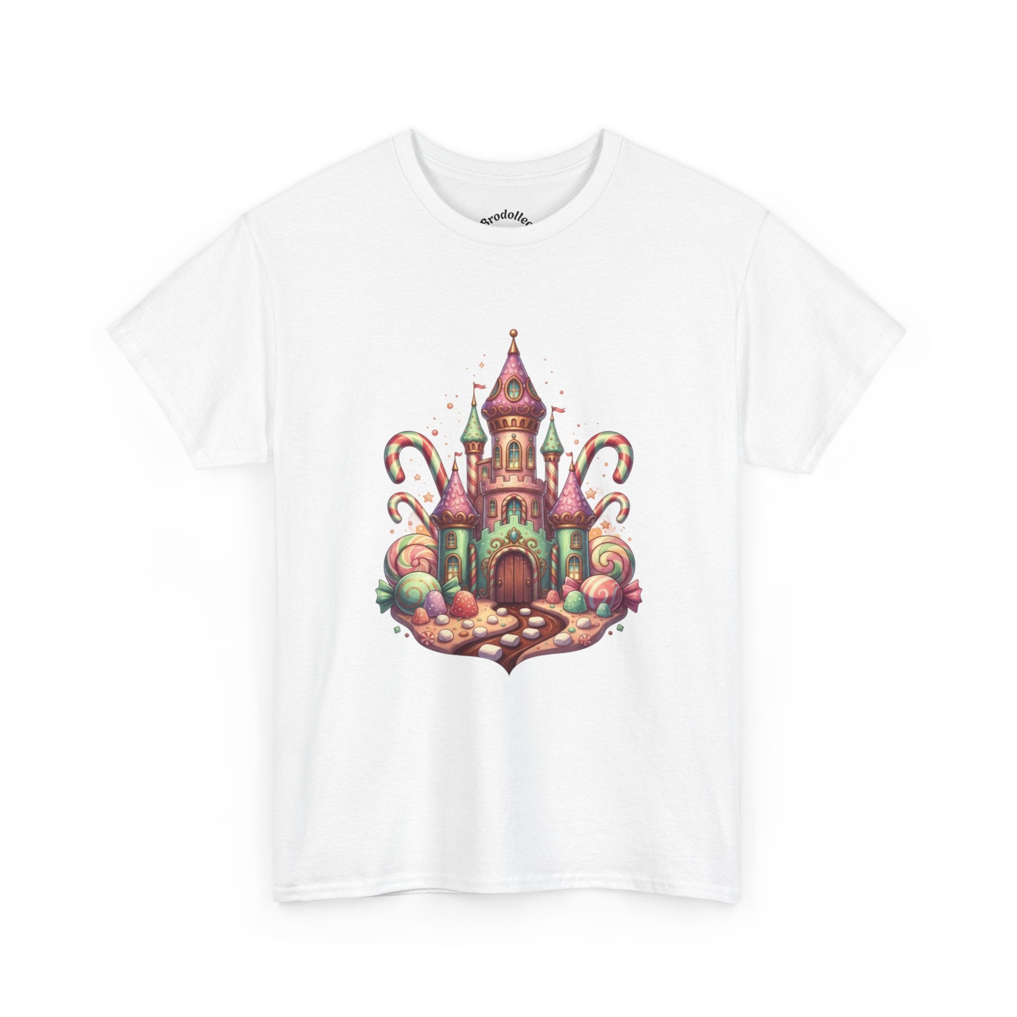 Candy Castle T-Shirt — Whimsical Fairy Tale Castle Tee
