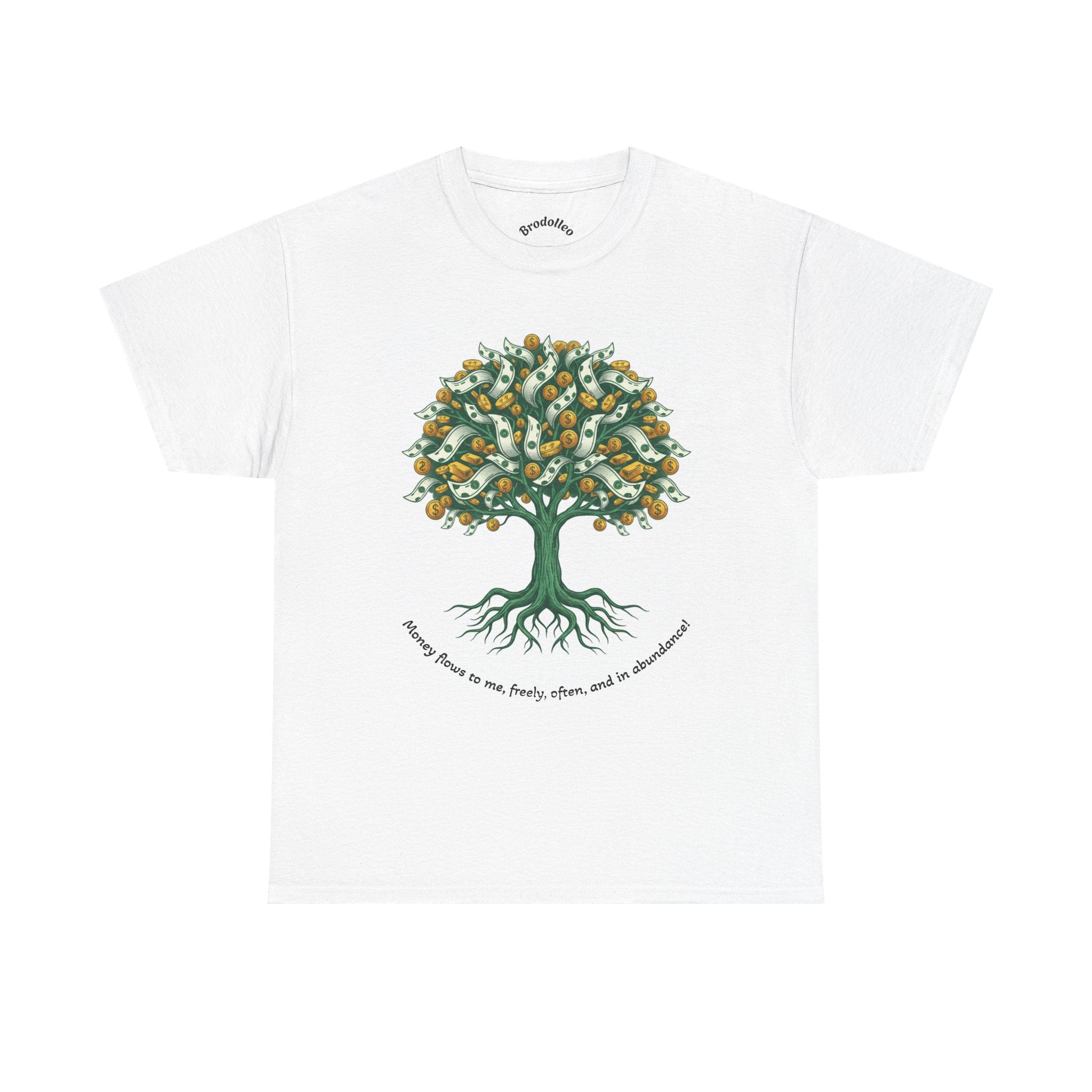 Money Tree T-Shirt — Prosperity Tree Graphic Tee for Luck & Abundance