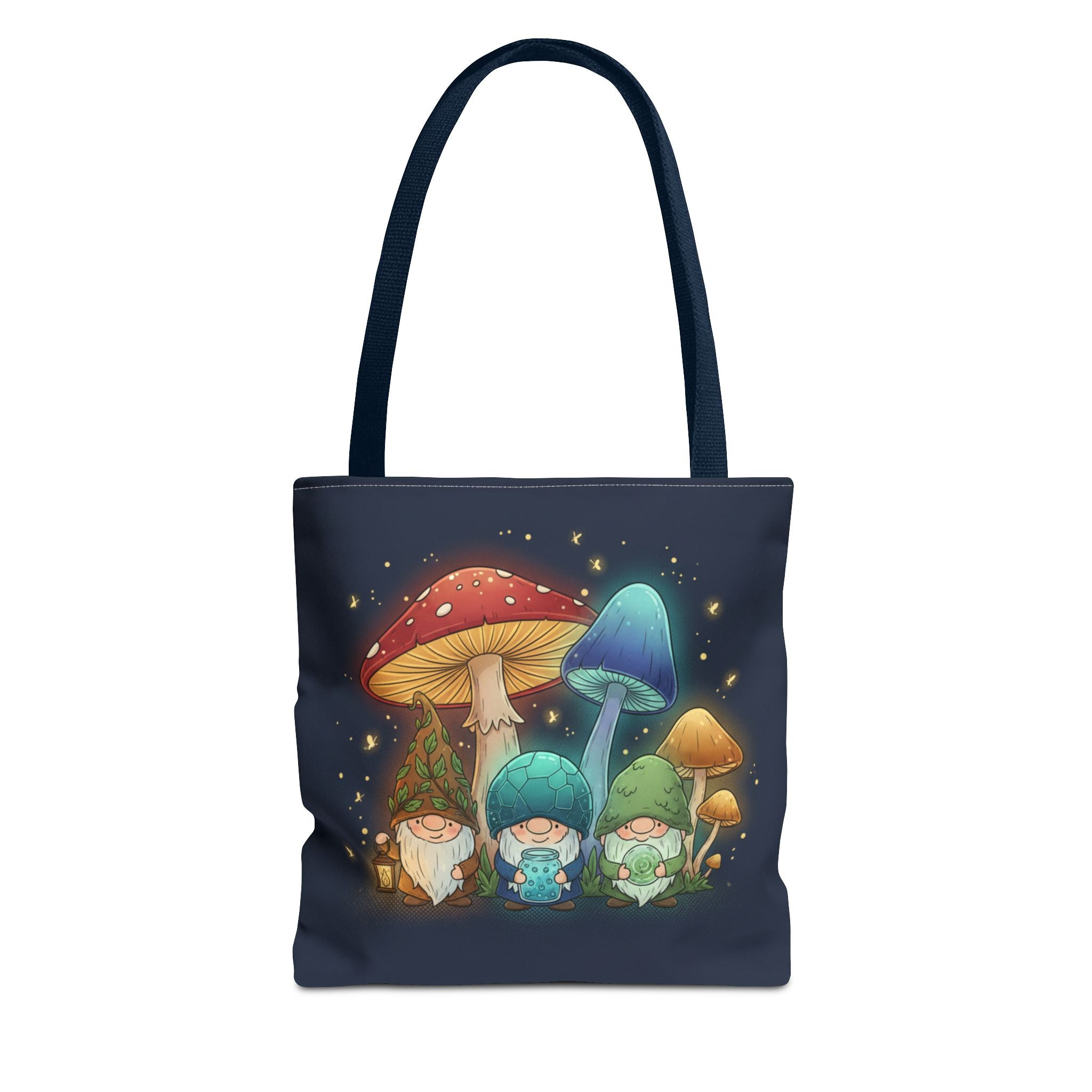 Mushroom Gnome Tote Bag — Whimsical Forest Fairycore AOP Tote