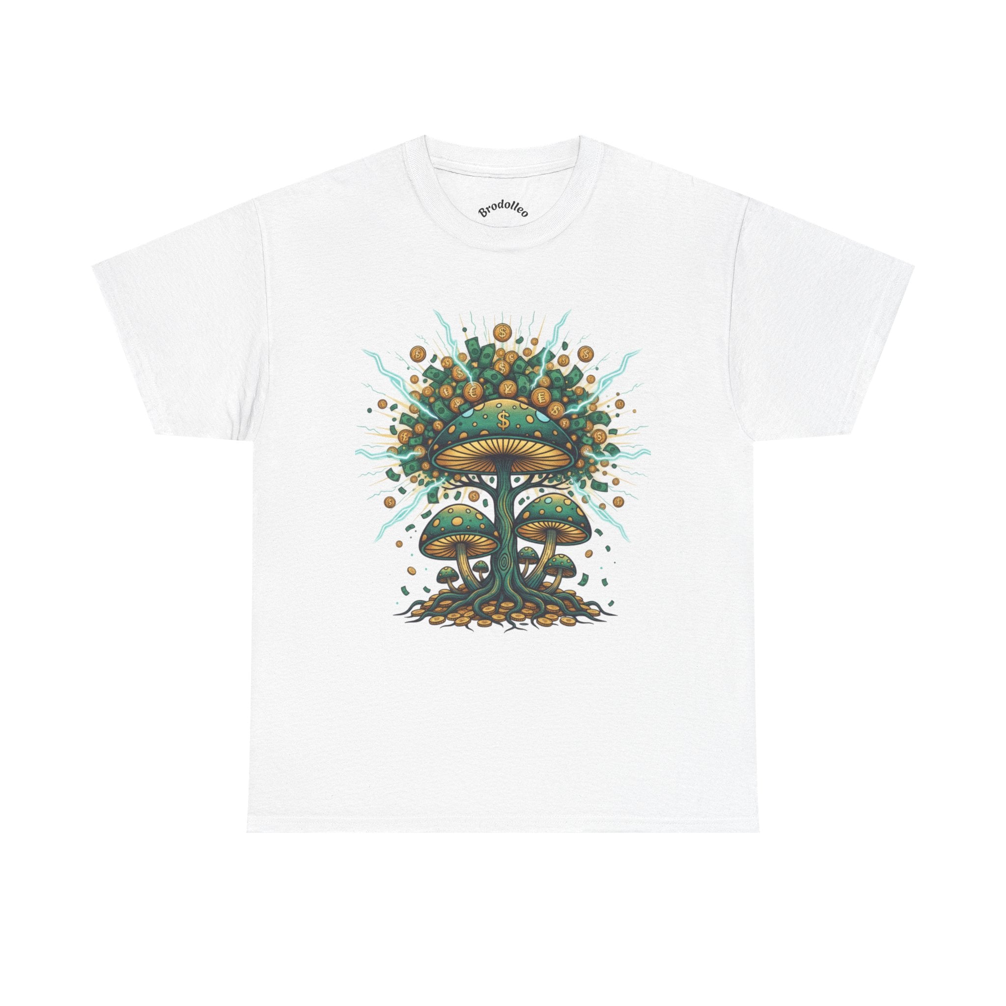 Mushroom Tree Graphic Tee — Psychedelic Nature Art T-Shirt