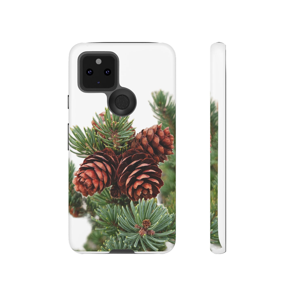 Pinecone Tough Phone Case — Protective Botanical Phone Cover