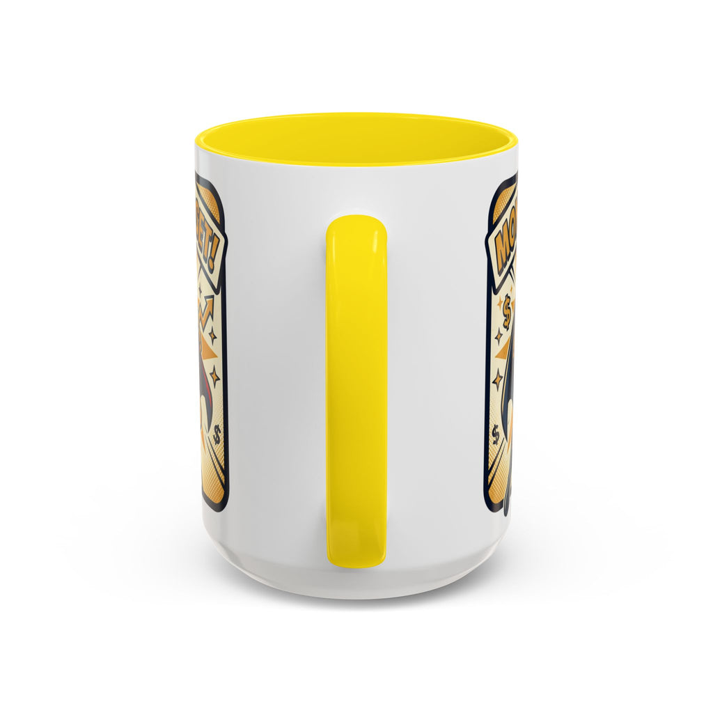 Money Mindset Coffee Mug — Motivational Superhero Design (11/15 oz)