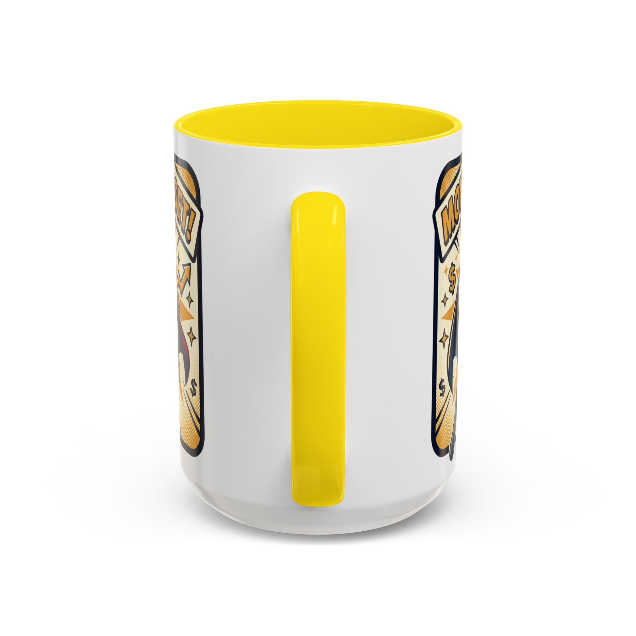 Money Mindset Coffee Mug — Motivational Superhero Design (11/15 oz)