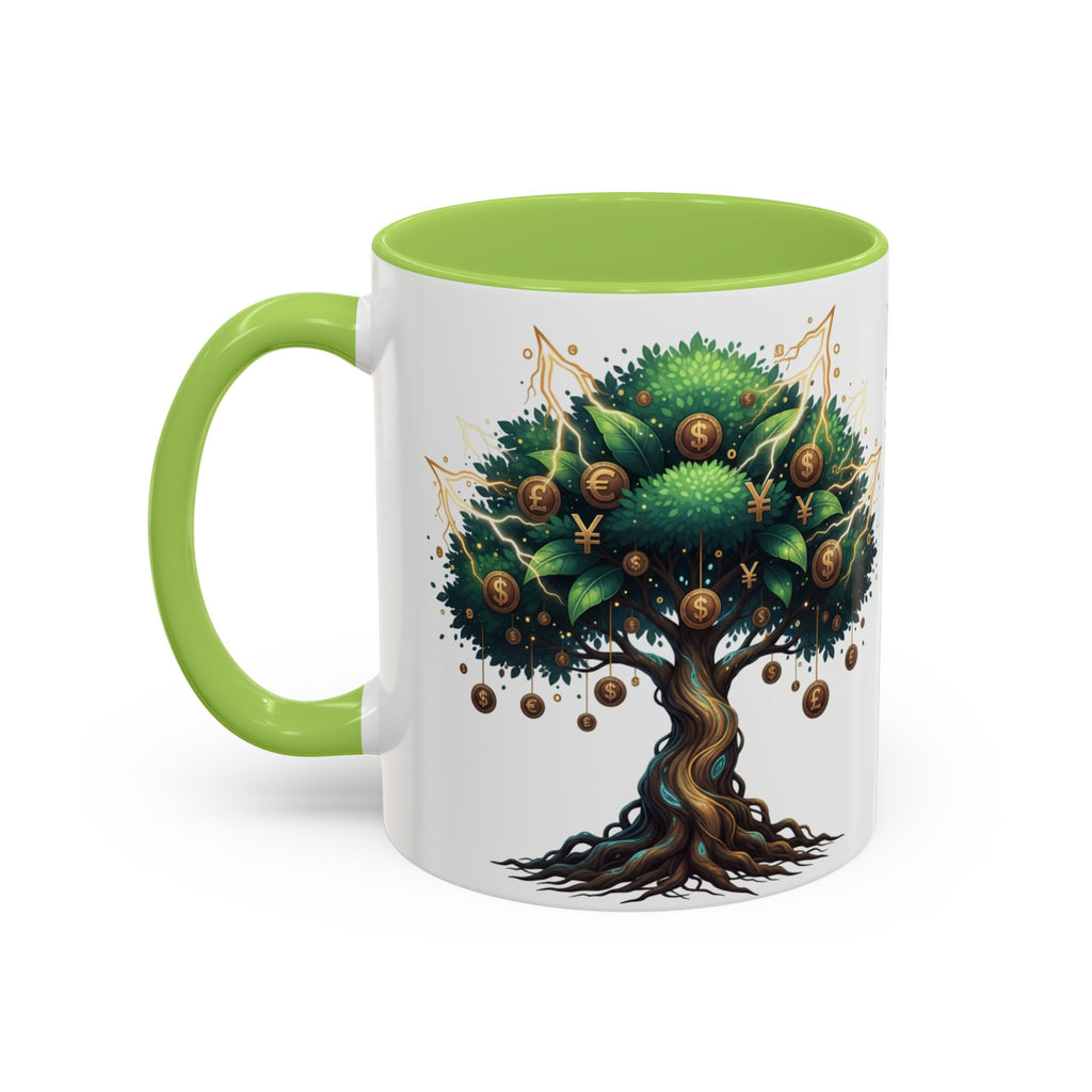 Accent Mug — Money Flows to Me Tree of Abundance Coffee Cup (11/15oz)