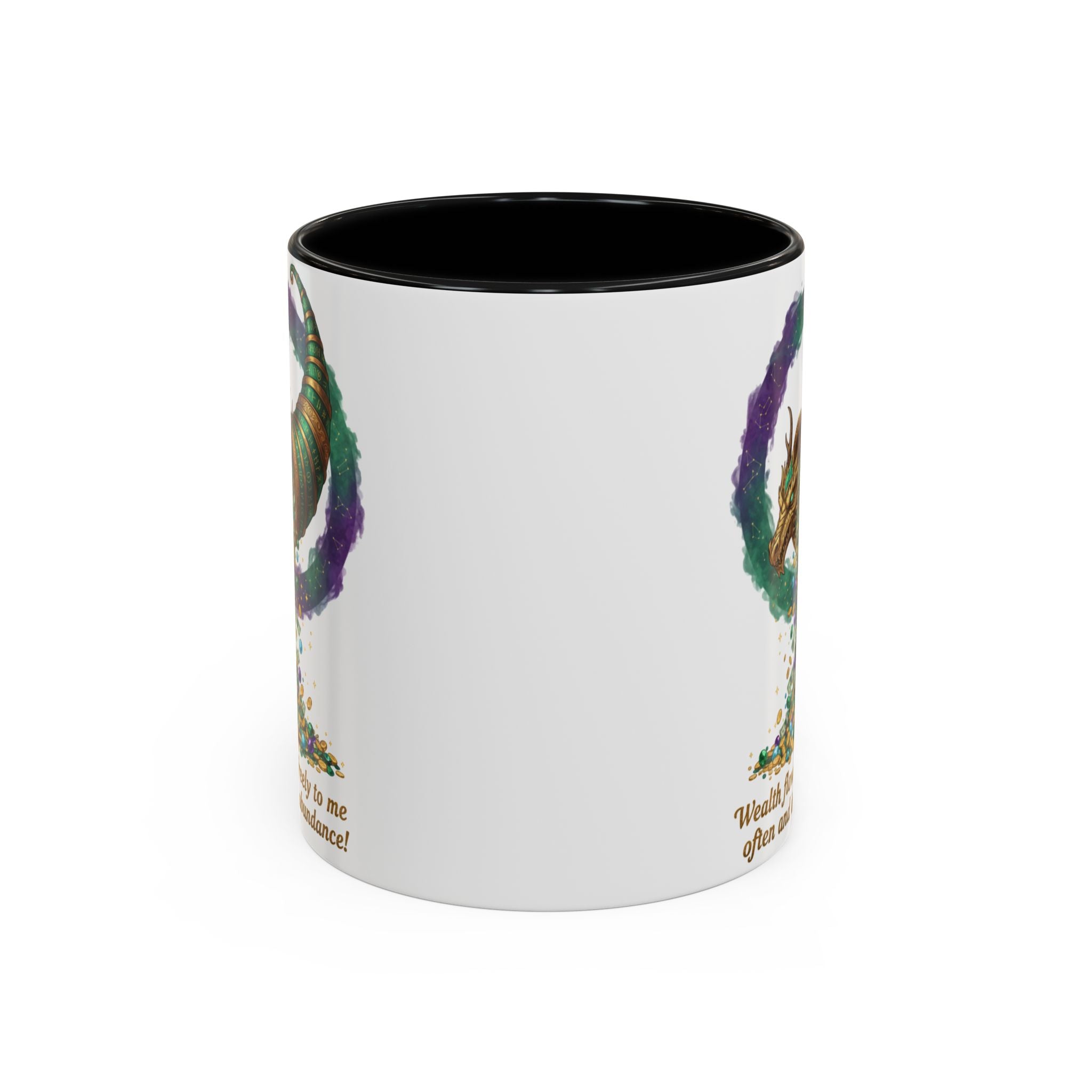 Cornucopia Wealth Coffee Mug — "Wealth flow freely to me often and in abundance!"