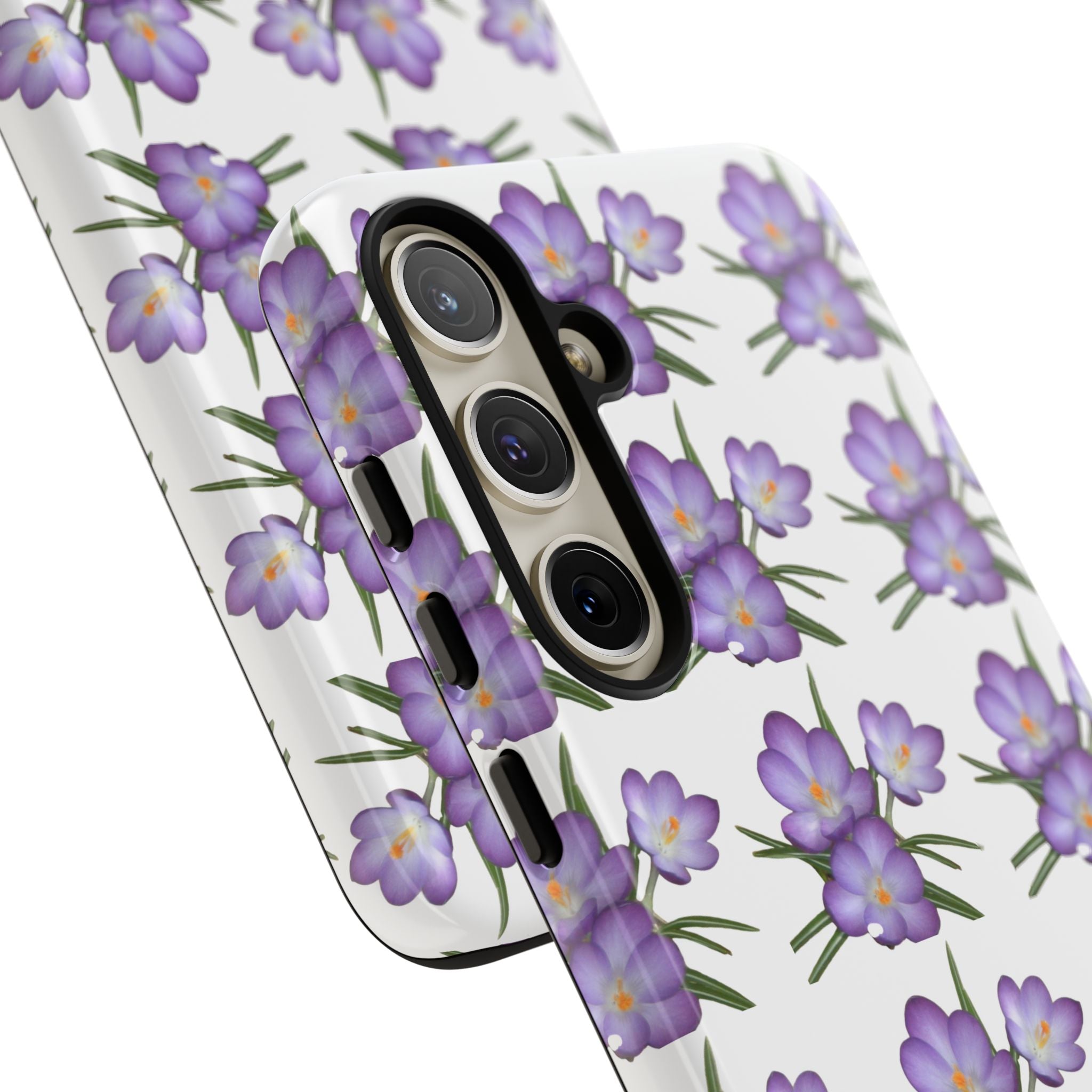 Tough Case — Purple Floral Phone Case