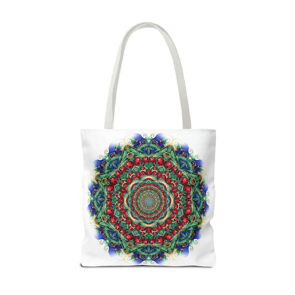 Bohemian Kaleidoscope Tote Bag — Colorful Mandala AOP Beach & Market Tote