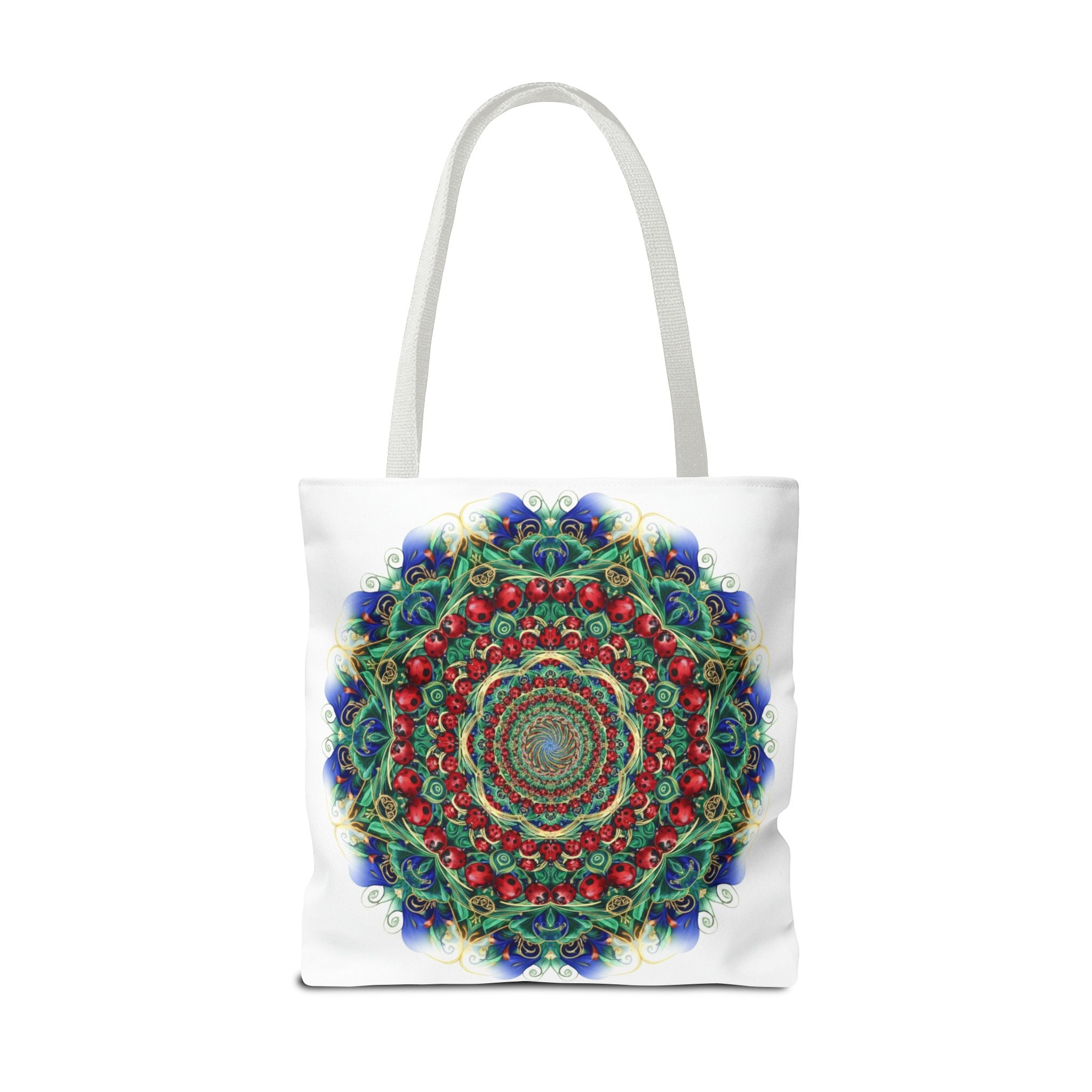 Bohemian Kaleidoscope Tote Bag — Colorful Mandala AOP Beach & Market Tote