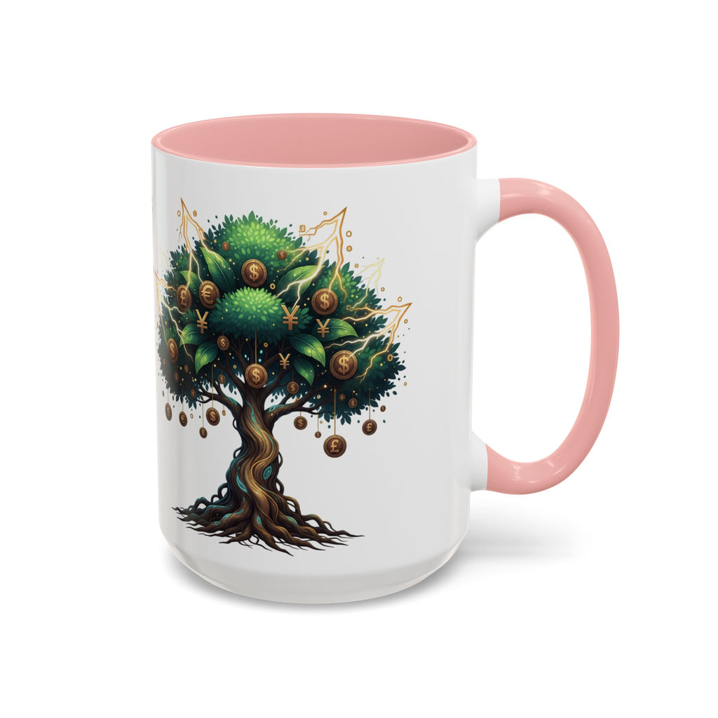 Accent Mug — Money Flows to Me Tree of Abundance Coffee Cup (11/15oz)