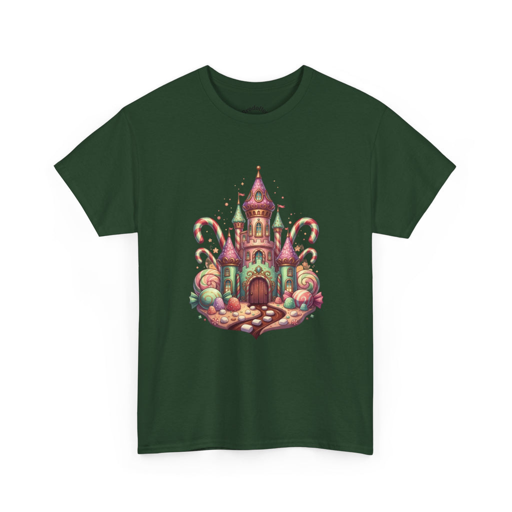 Candy Castle T-Shirt — Whimsical Fairy Tale Castle Tee