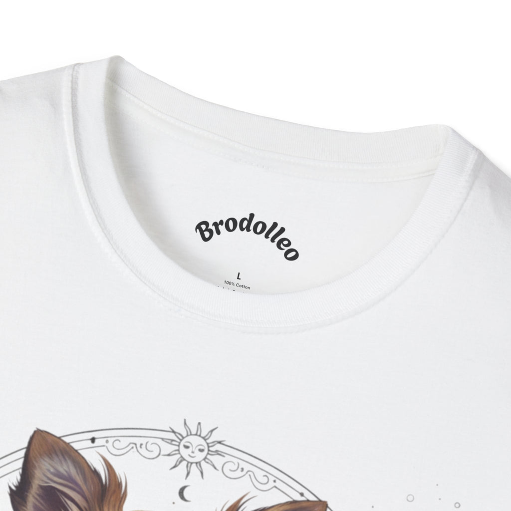 Chihuahua Portrait T-Shirt — Cute Long-Haired Dog Graphic Tee