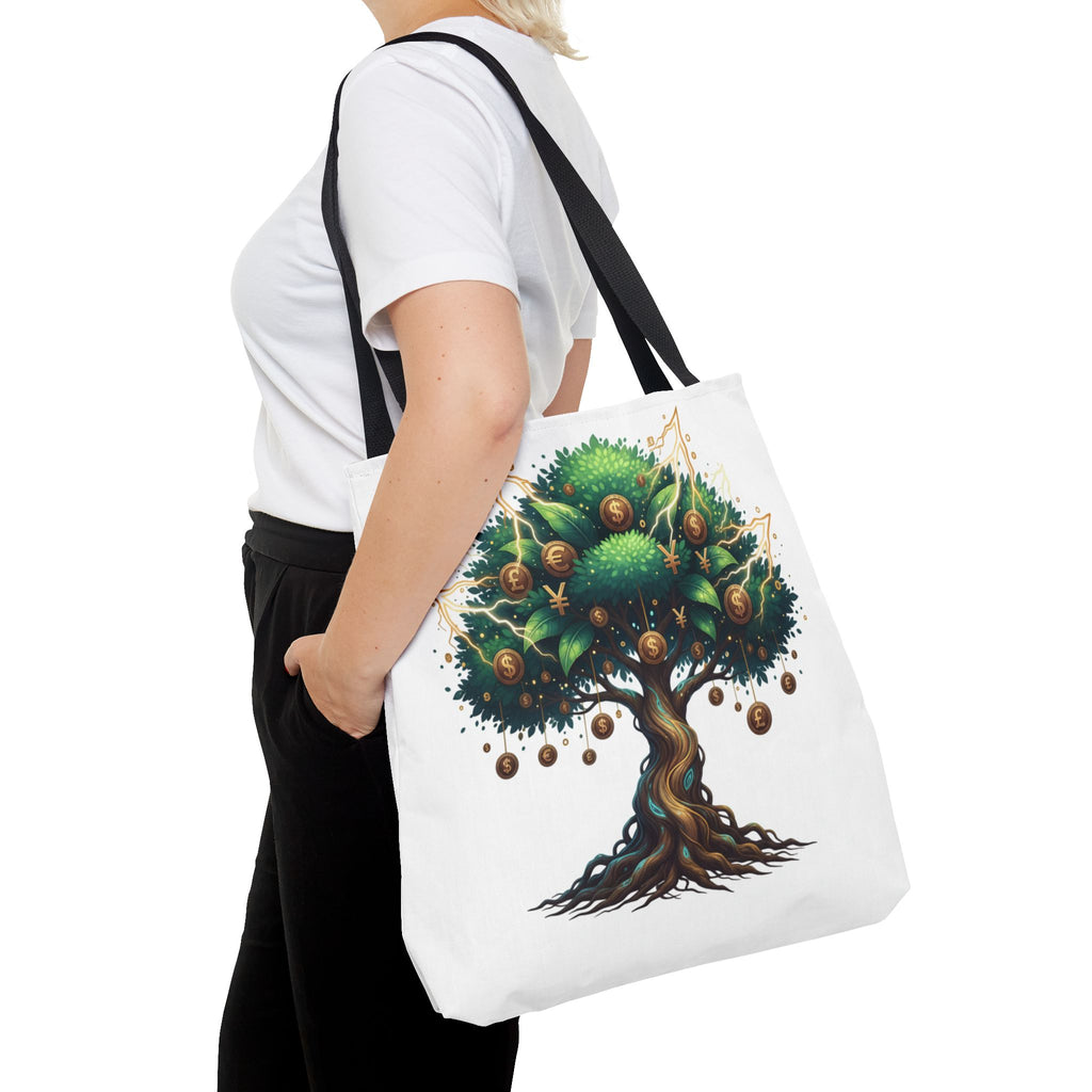 Tree of Life Tote Bag — Botanical Boho Eco Canvas Tote