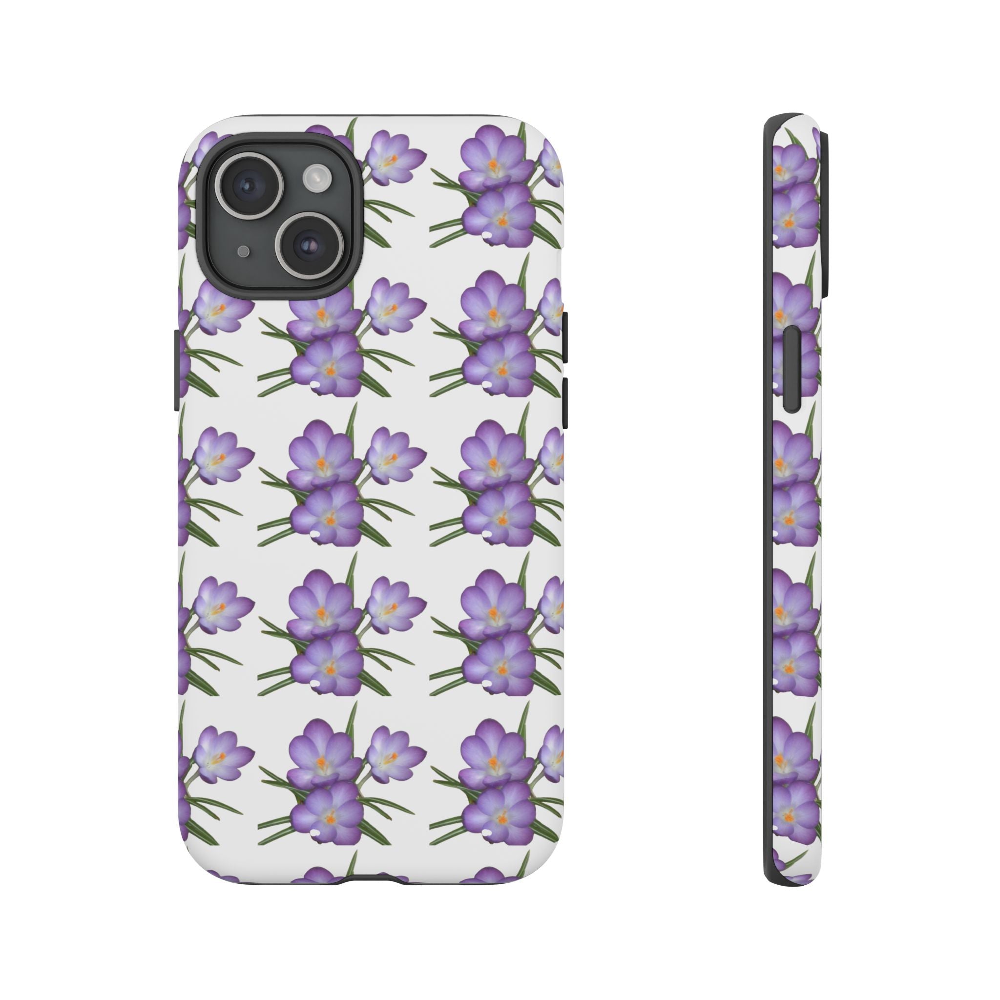 Tough Case — Purple Floral Phone Case