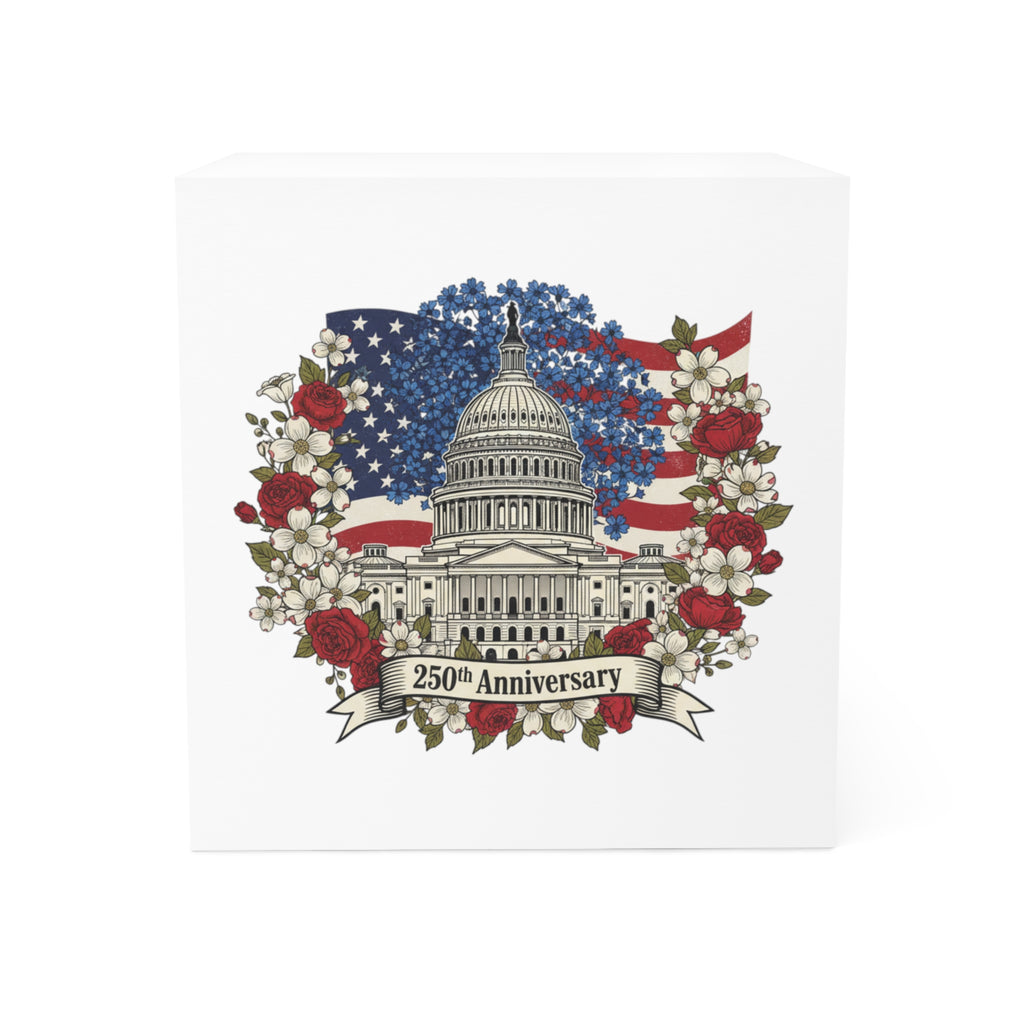 Capitol 250th Anniversary Note Cube – Patriotic Desk Memo Cube