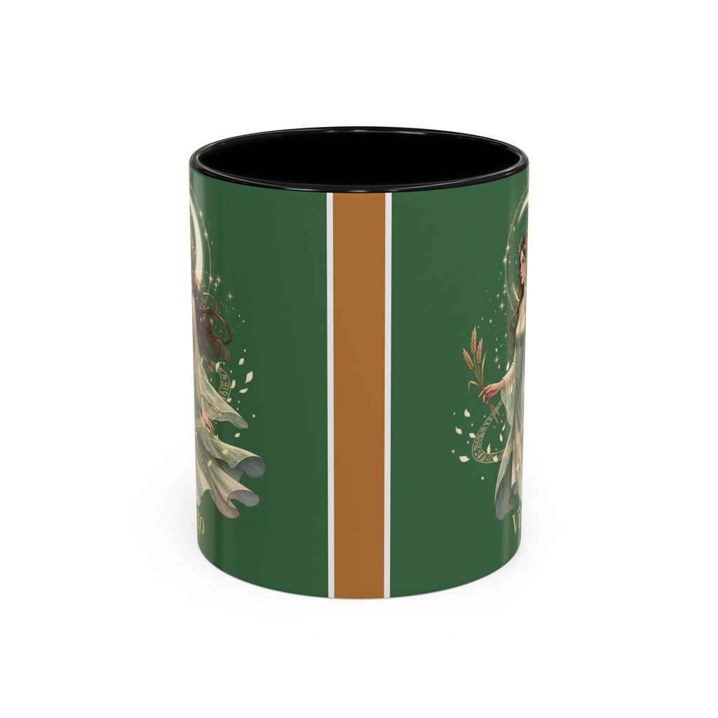 Virgo Zodiac Accent Coffee Mug — Astrological Virgo Gift (11/15oz)
