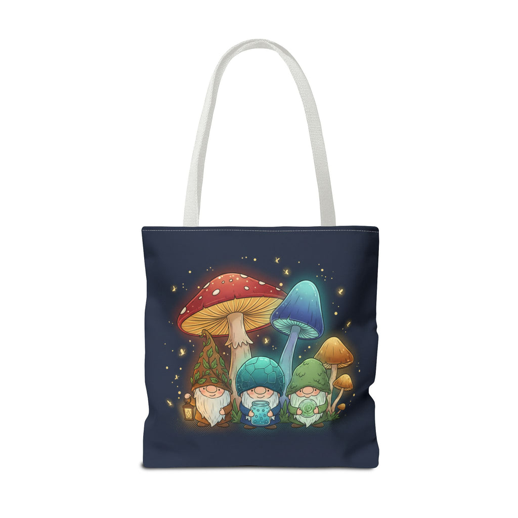 Mushroom Gnome Tote Bag — Whimsical Forest Fairycore AOP Tote