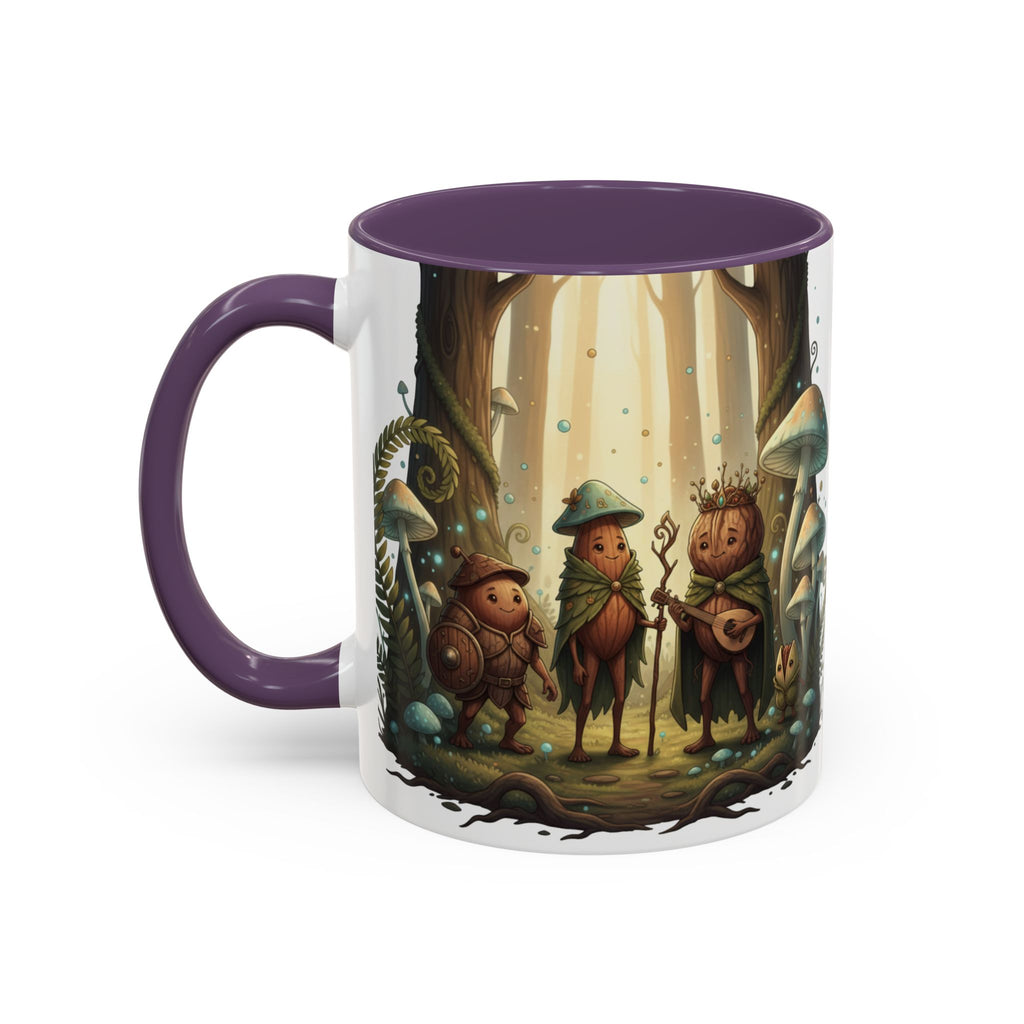 Whimsical Forest Mushroom Mug — Cute Woodland Gnome Coffee Cup
