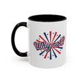Why Not? Accent Coffee Mug — Patriotic Retro 11/15oz Ceramic