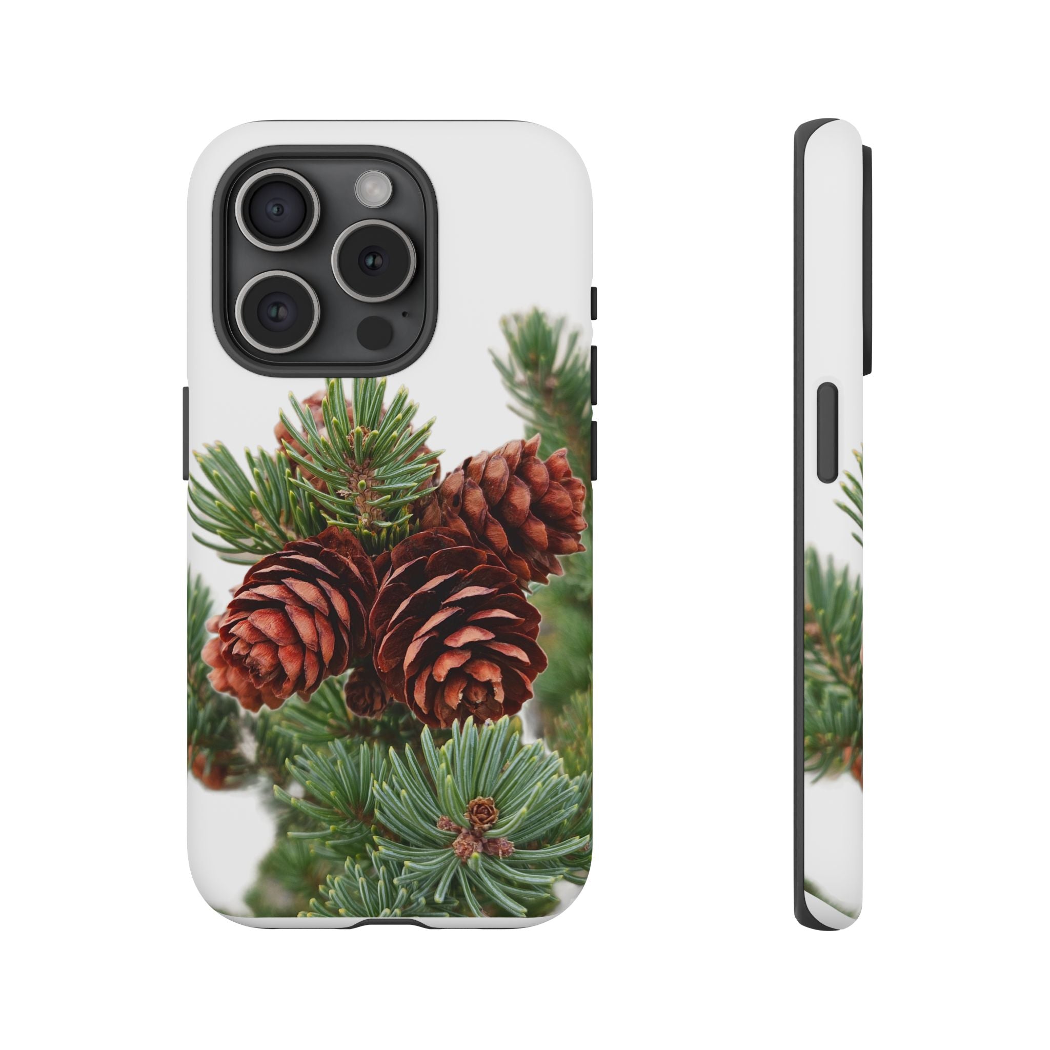 Pinecone Tough Phone Case — Protective Botanical Phone Cover