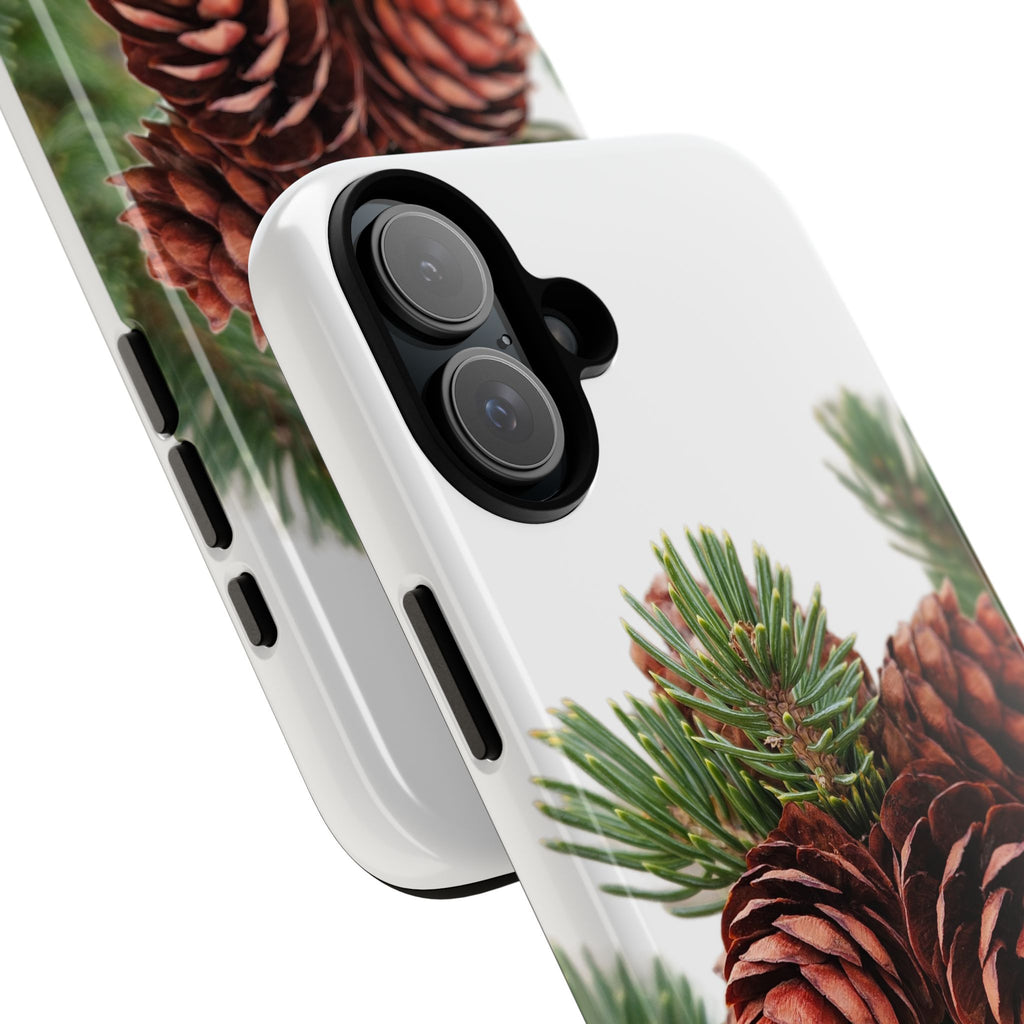 Pinecone Tough Phone Case — Protective Botanical Phone Cover