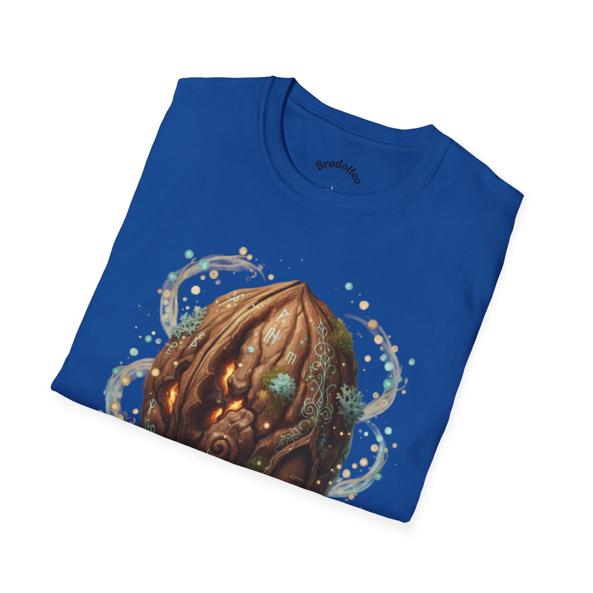 Mystic Walnut Orb T‑Shirt — Fantasy Nature Illustration