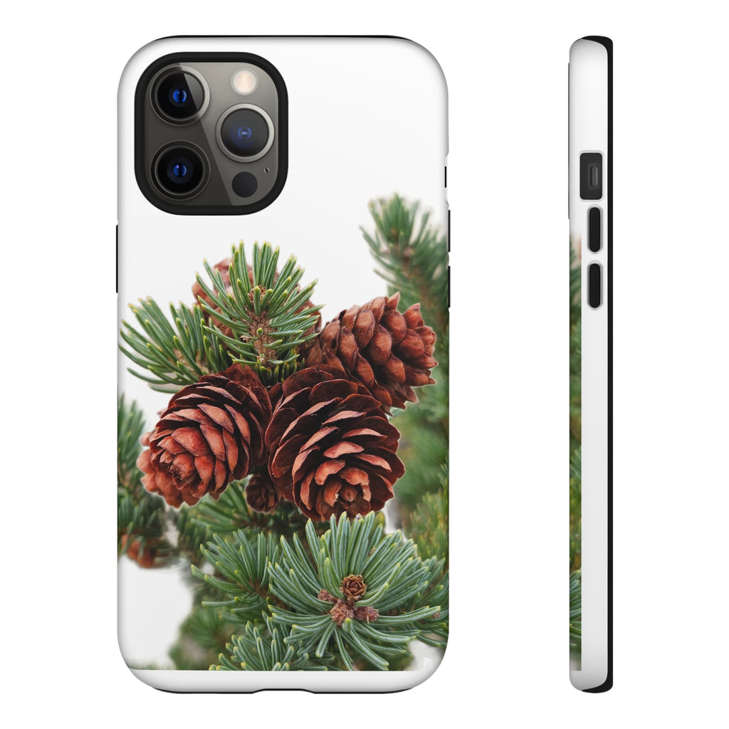 Pinecone Tough Phone Case — Protective Botanical Phone Cover