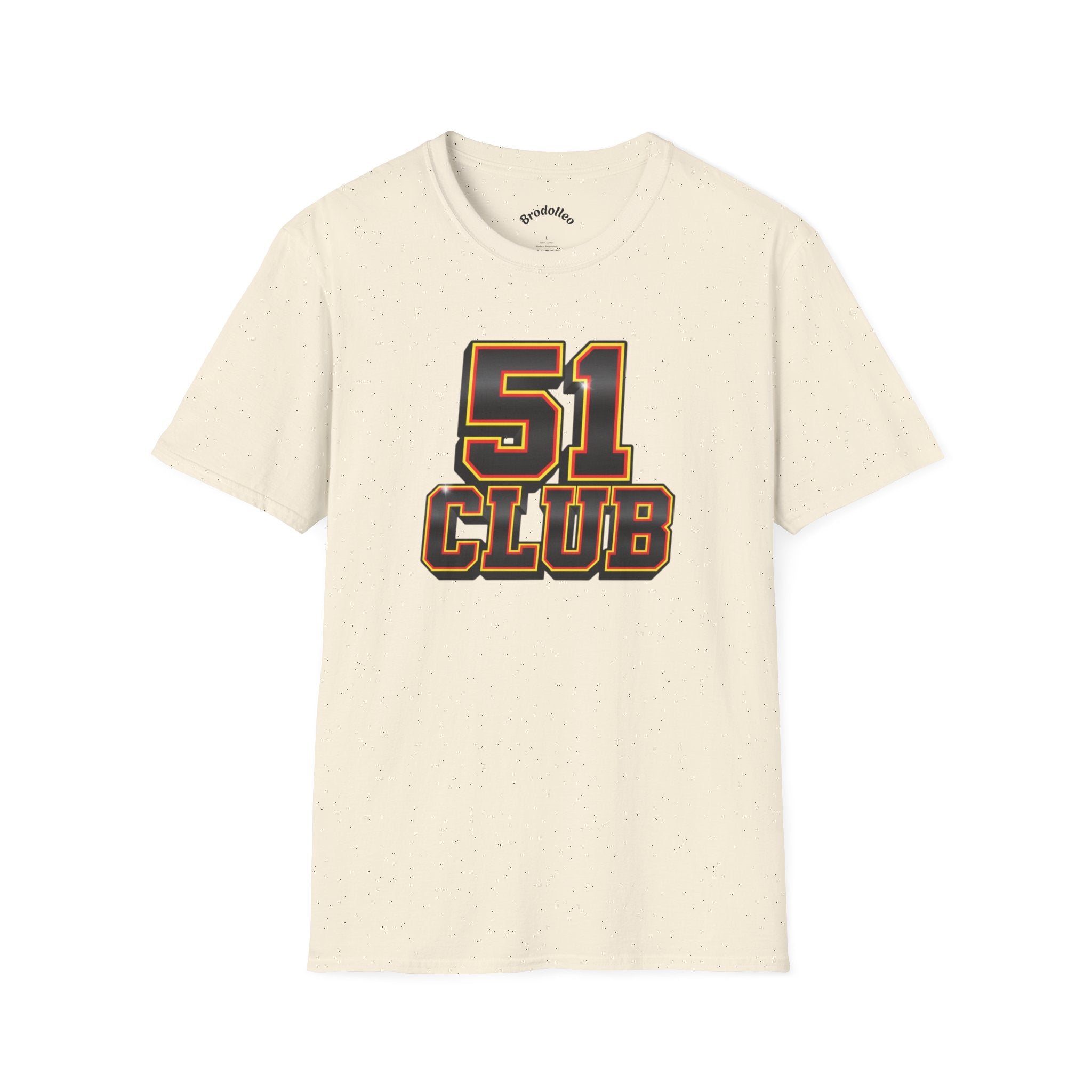 51 Club T‑Shirt — Vintage Collegiate Number Graphic Tee