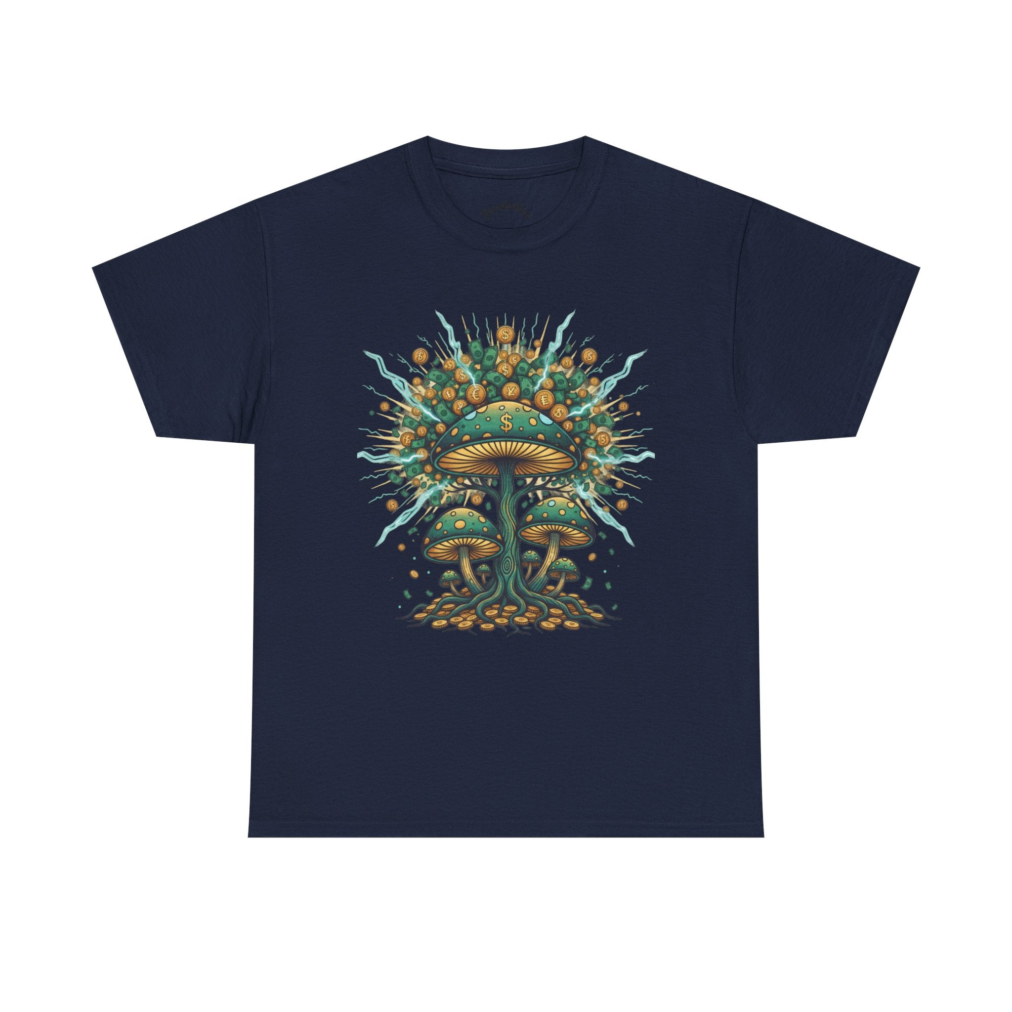 Mushroom Tree Graphic Tee — Psychedelic Nature Art T-Shirt