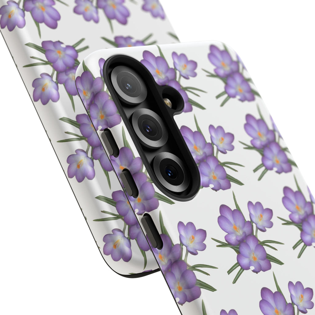 Tough Case — Purple Floral Phone Case