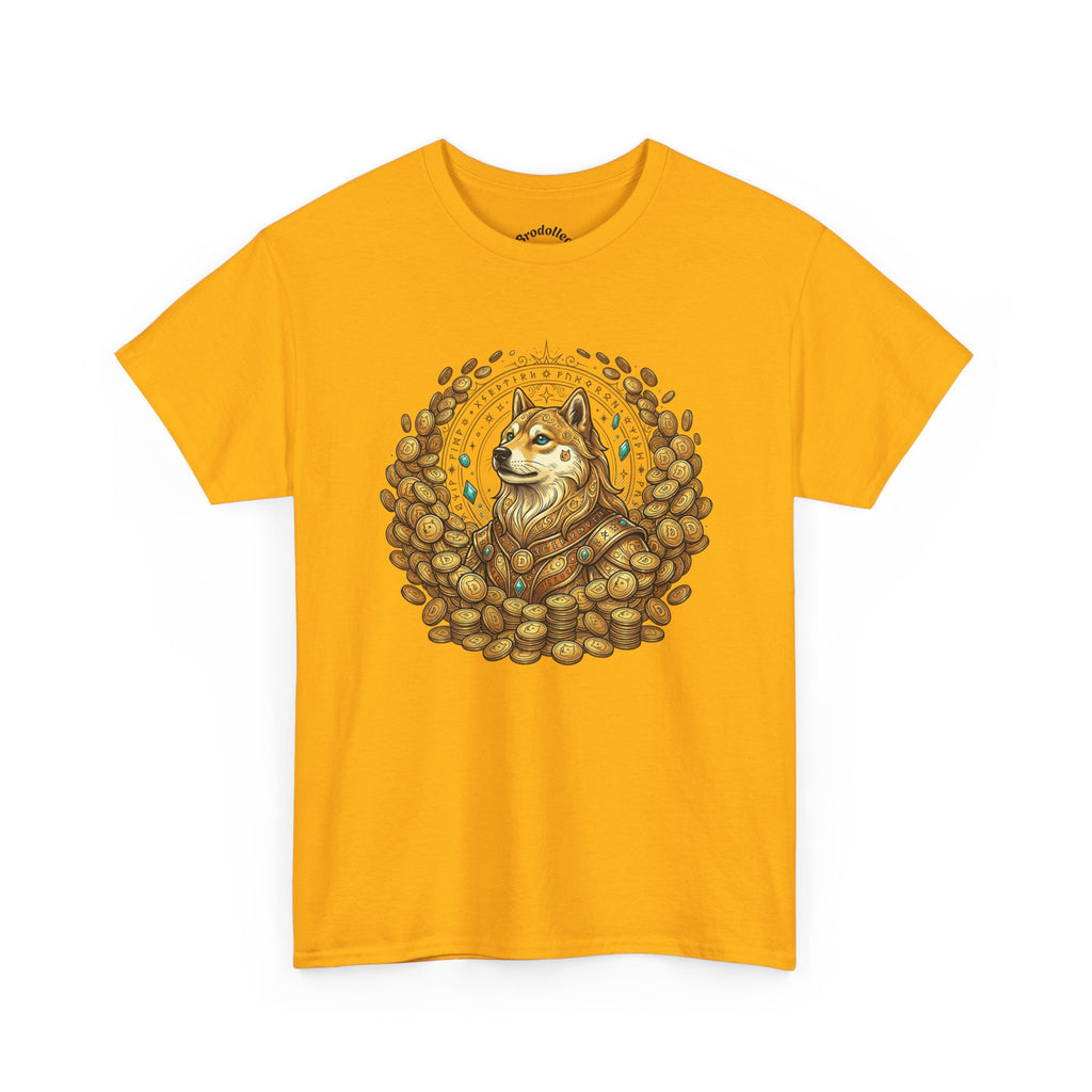 Shiba Inu Coffee Beans T‑Shirt — Cute Dog Cafe Tee