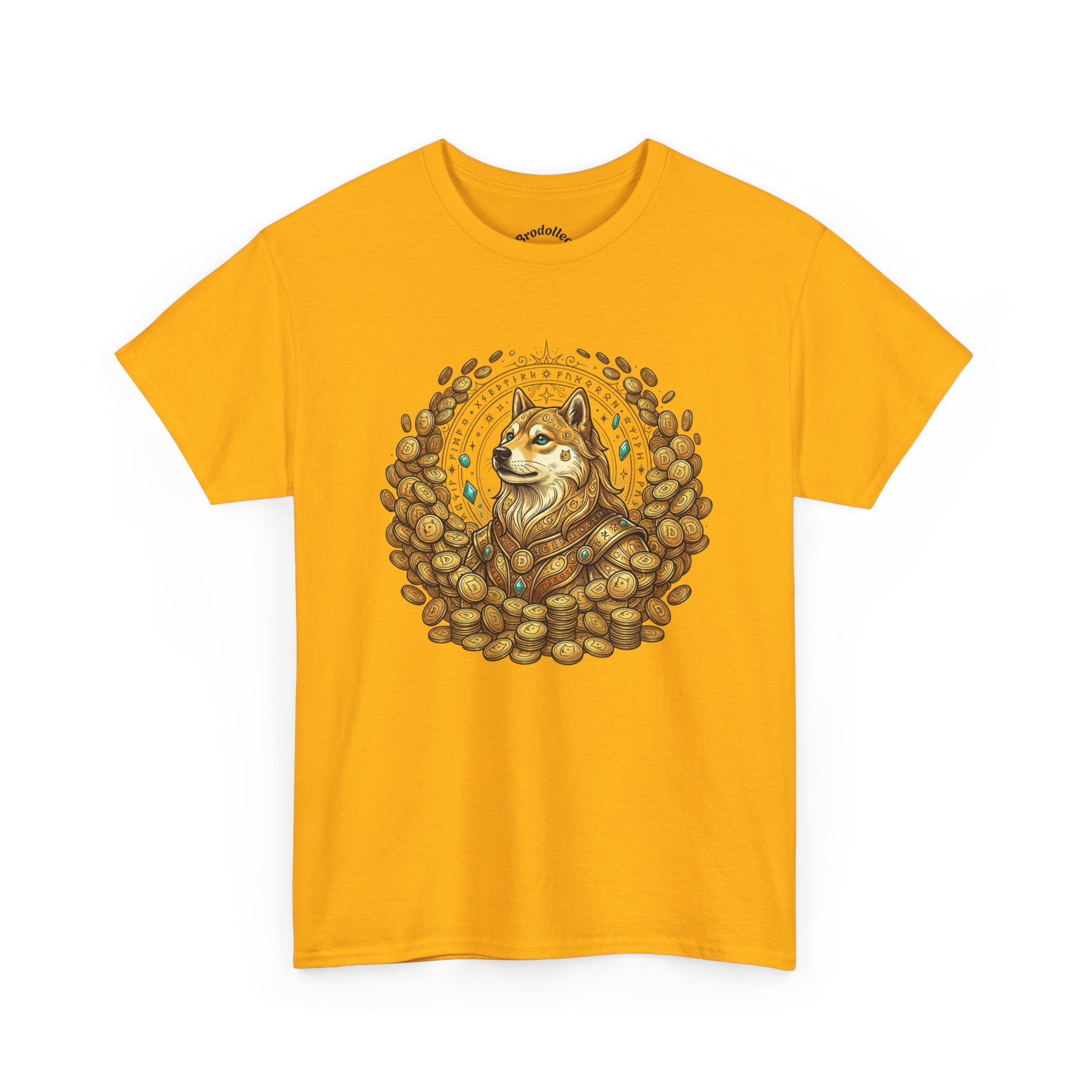 Shiba Inu Coffee Beans T‑Shirt — Cute Dog Cafe Tee