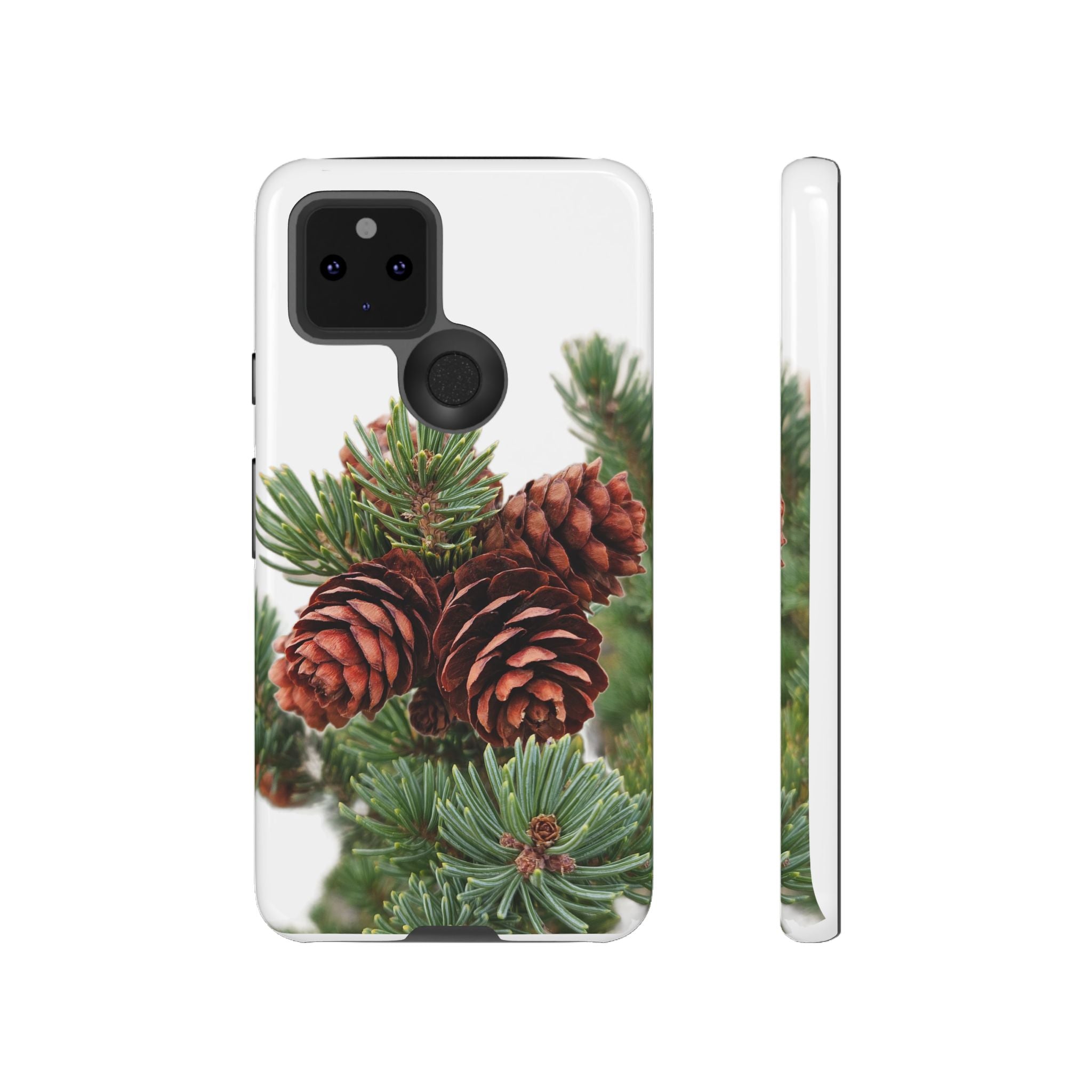 Pinecone Tough Phone Case — Protective Botanical Phone Cover