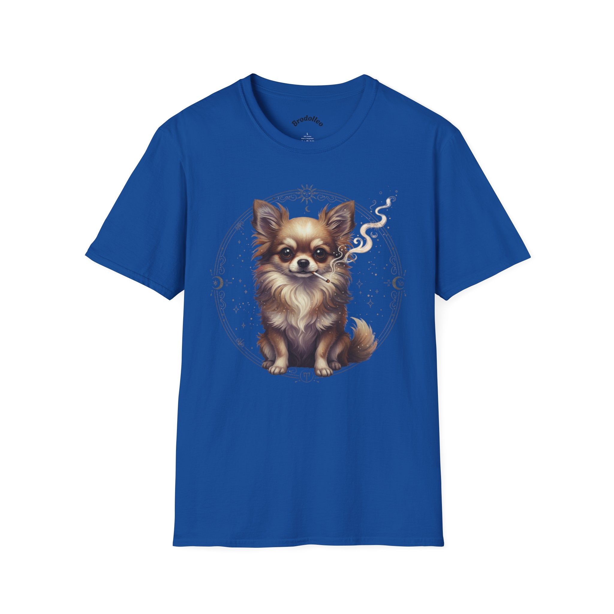 Chihuahua Portrait T-Shirt — Cute Long-Haired Dog Graphic Tee