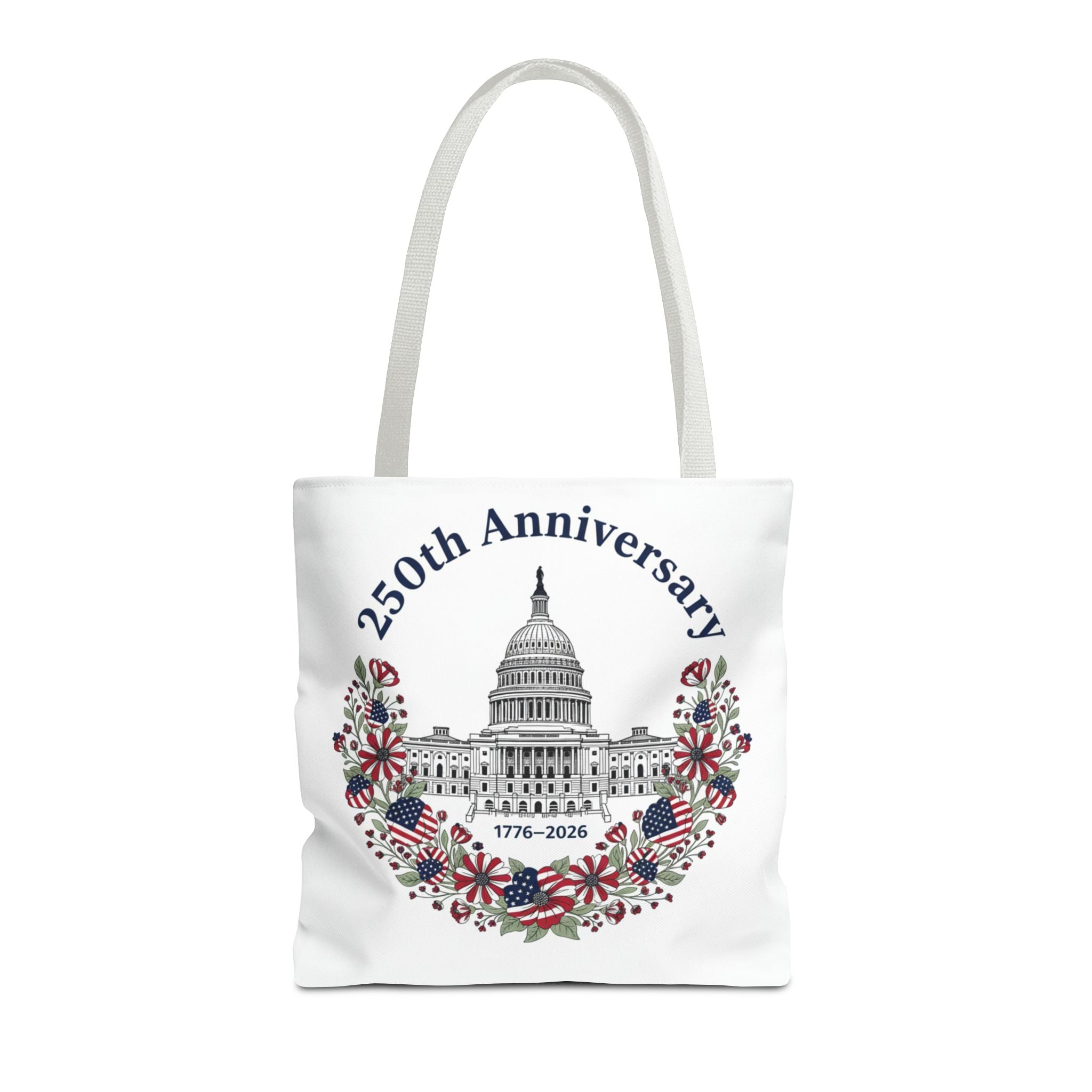 250th Anniversary Capitol Tote Bag — Patriotic USA Commemorative Tote (1776–2026)