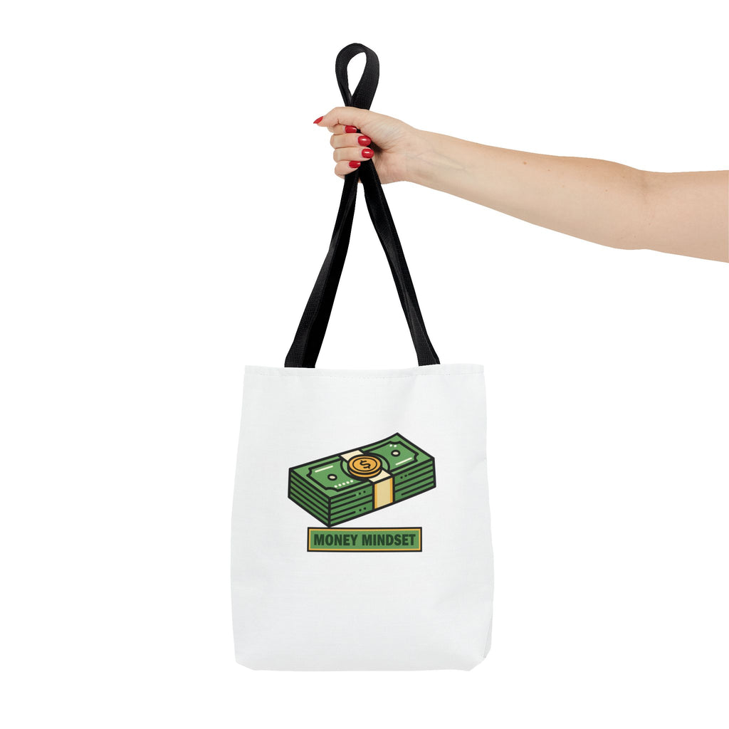Money Mindset Tote Bag — Cash Stack Graphic Eco Shopper