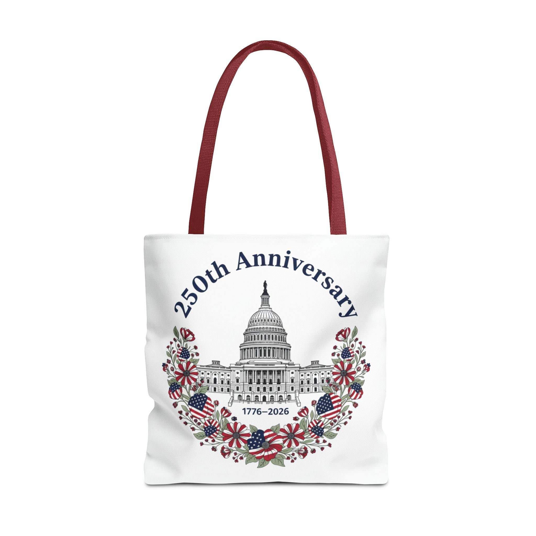 250th Anniversary Capitol Tote Bag — Patriotic USA Commemorative Tote (1776–2026)
