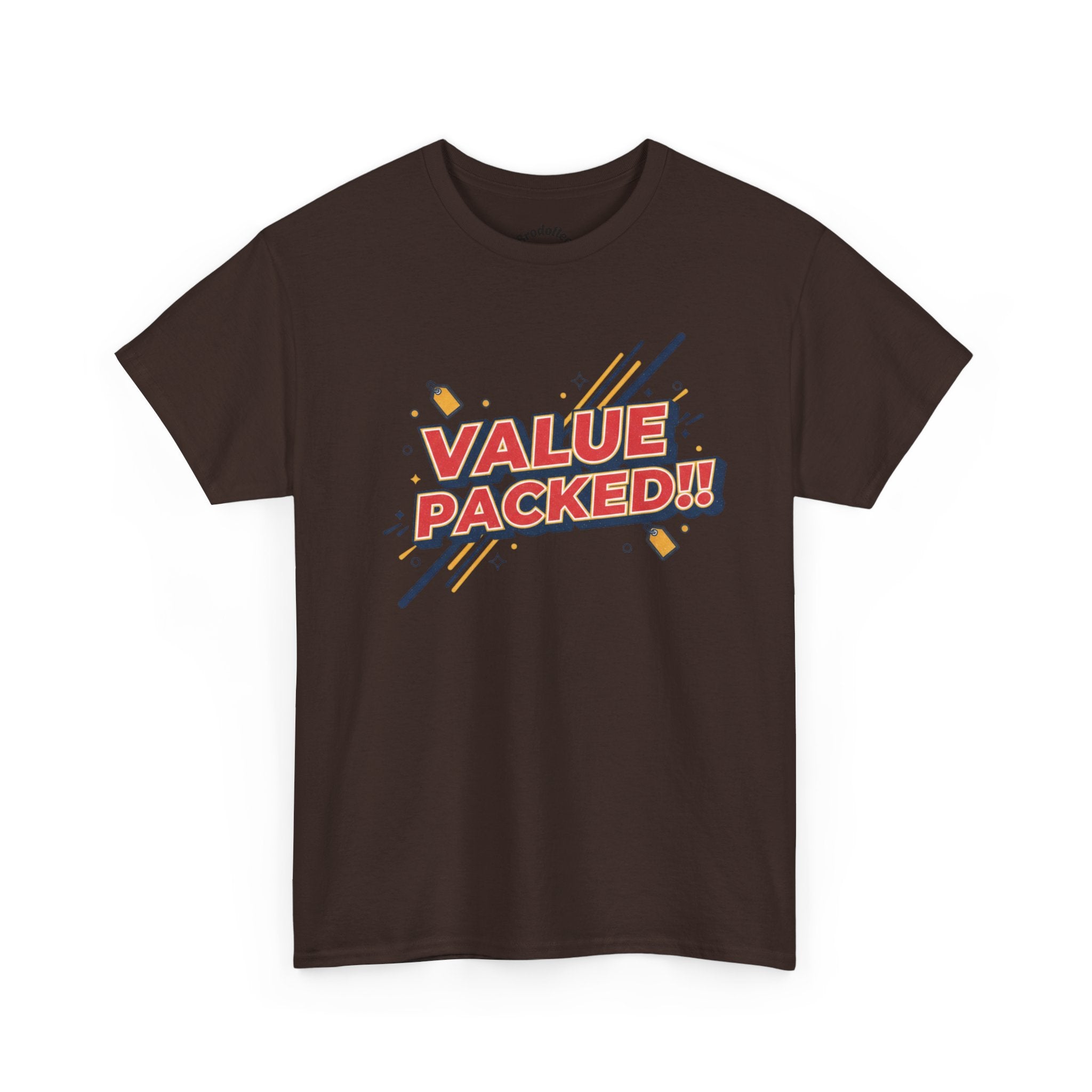 Value Packed! Graphic Tee — Retro Comic Style Casual T‑Shirt