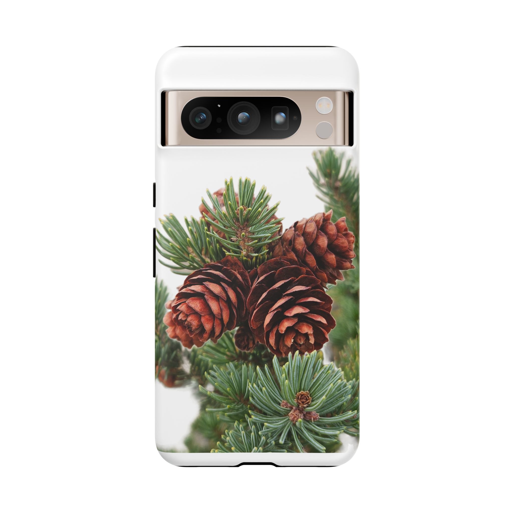 Pinecone Tough Phone Case — Protective Botanical Phone Cover