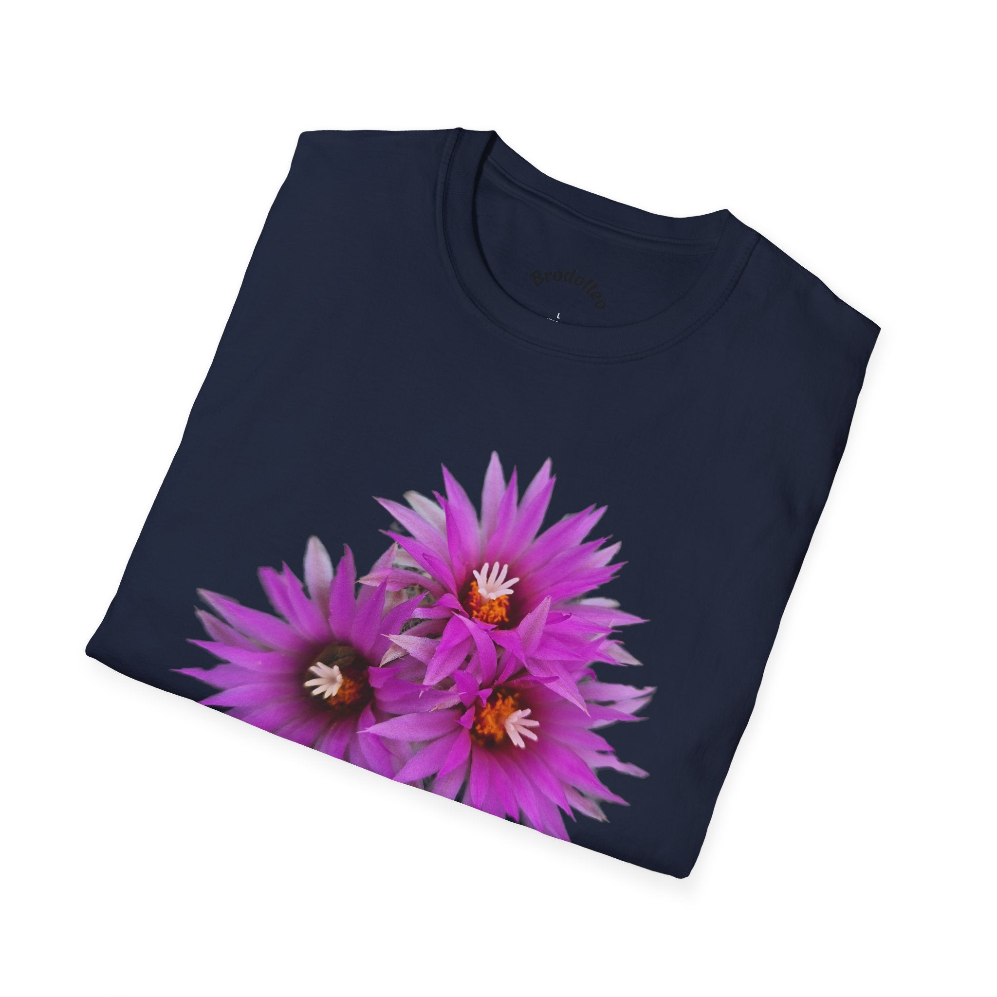 Purple Cactus Flower T-Shirt — Vibrant Desert Bloom Tee