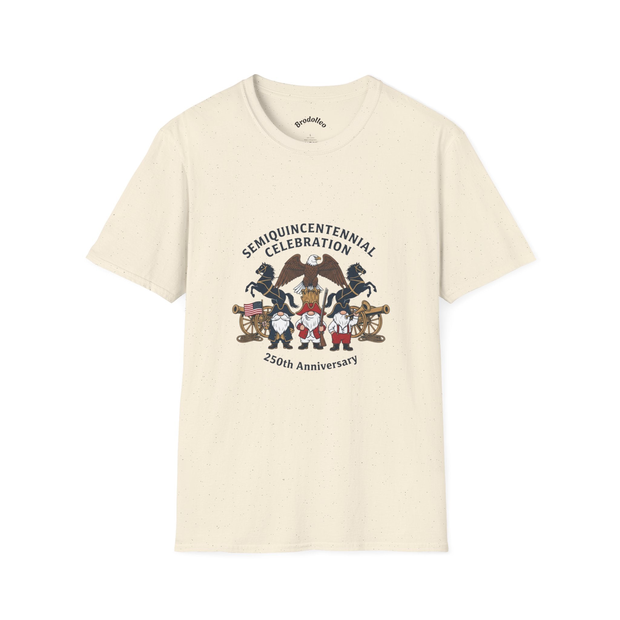 Semiquincentennial 250th Anniversary T-Shirt — American Flag & Fireworks Design
