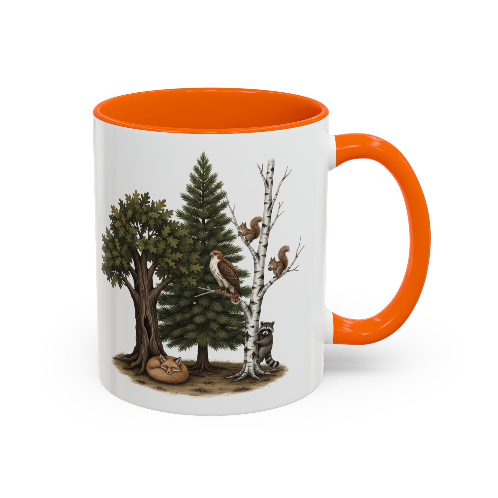 Get Outside! Nature Coffee Mug — Woodland Animals Accent Mug