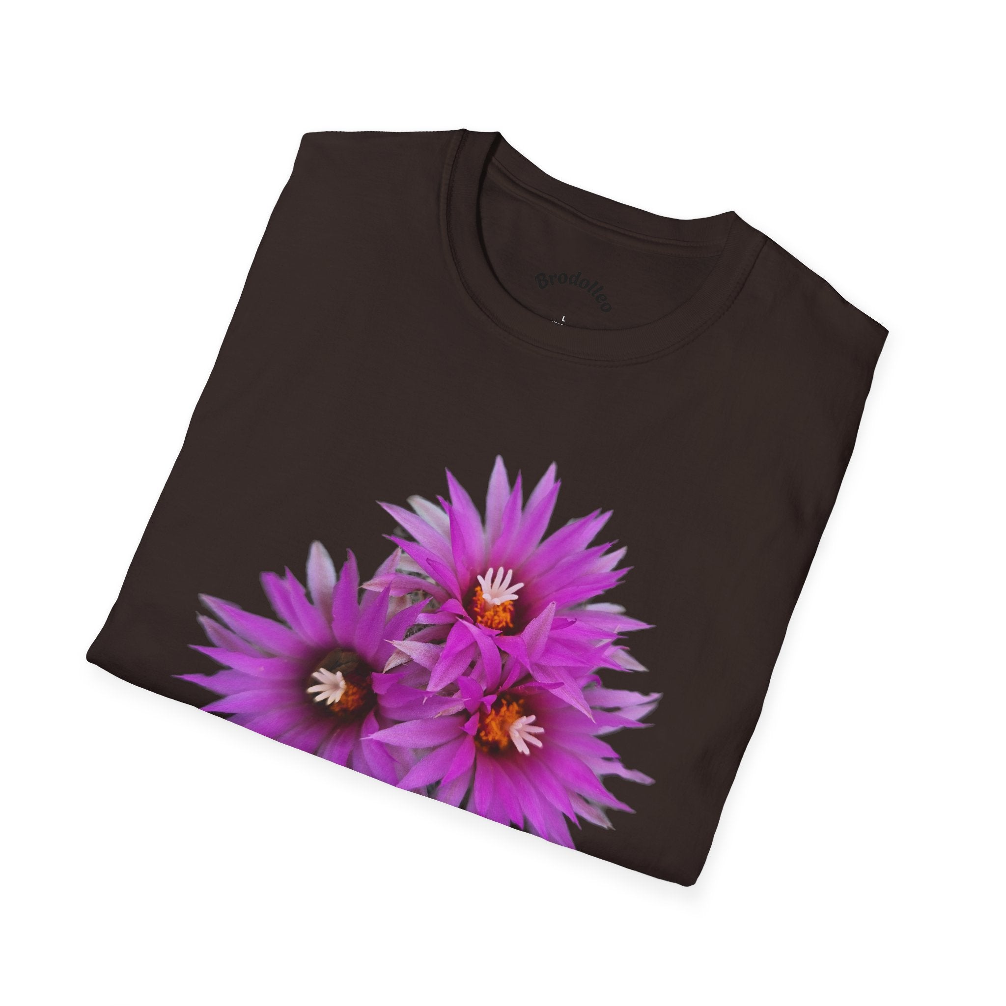 Purple Cactus Flower T-Shirt — Vibrant Desert Bloom Tee