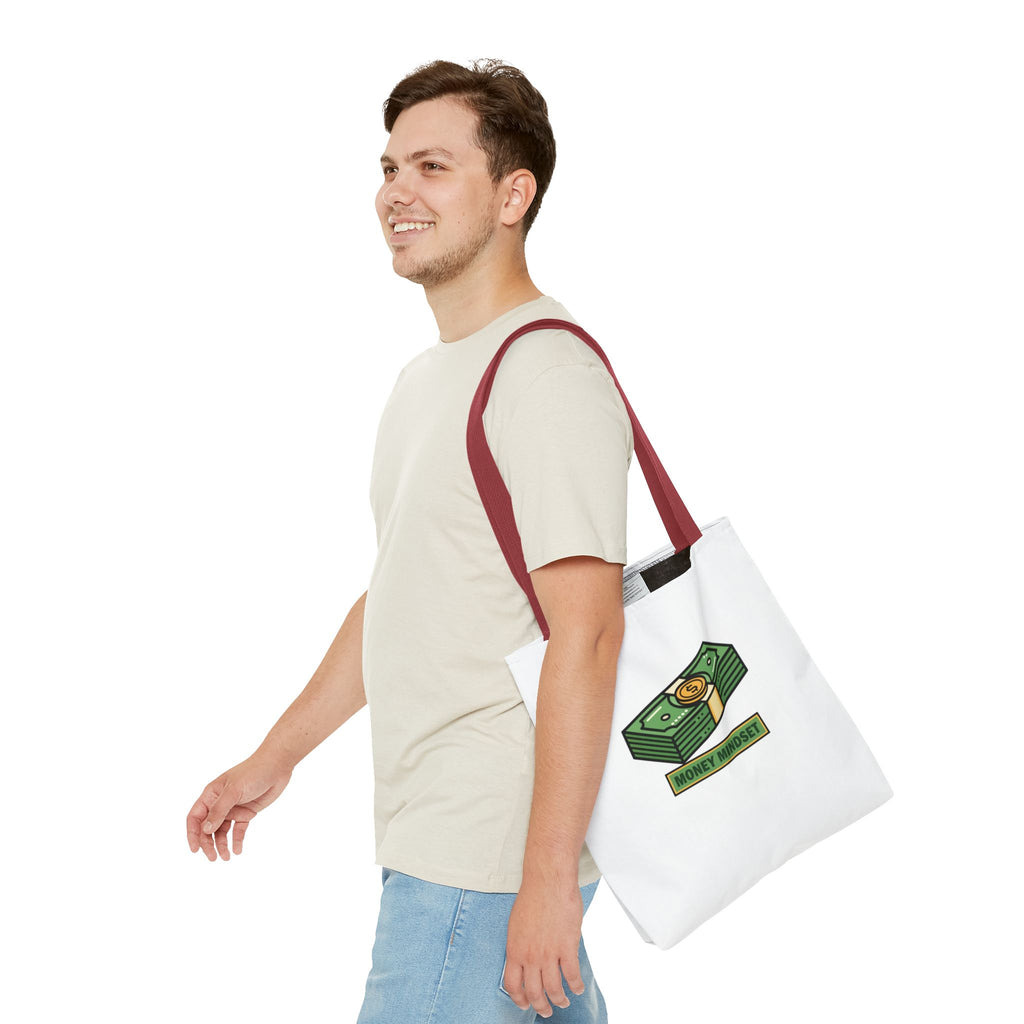 Money Mindset Tote Bag — Cash Stack Graphic Eco Shopper
