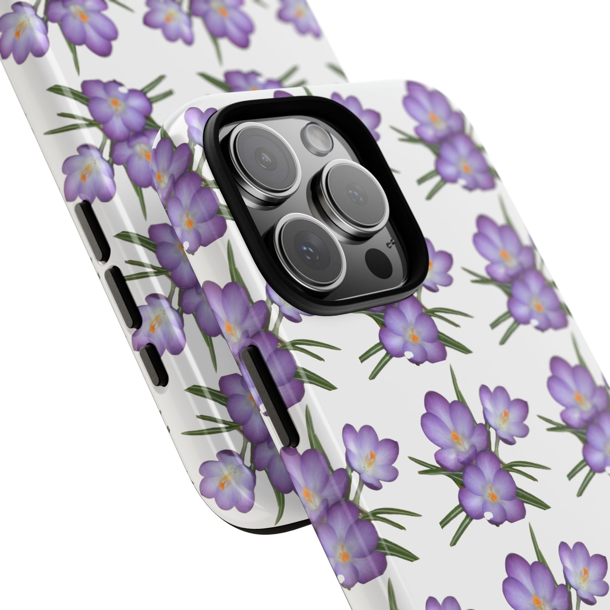 Tough Case — Purple Floral Phone Case