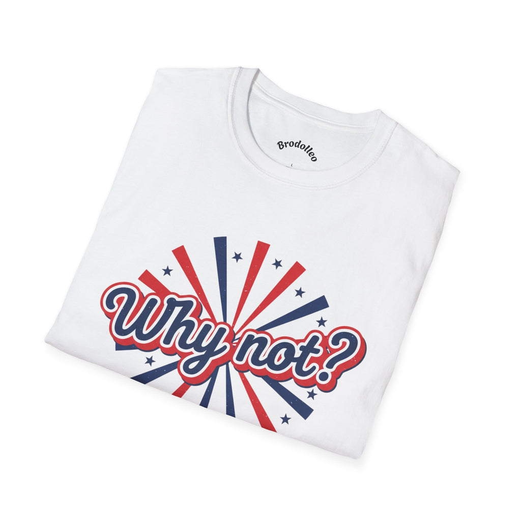 Why Not? Retro Firework Graphic T-Shirt