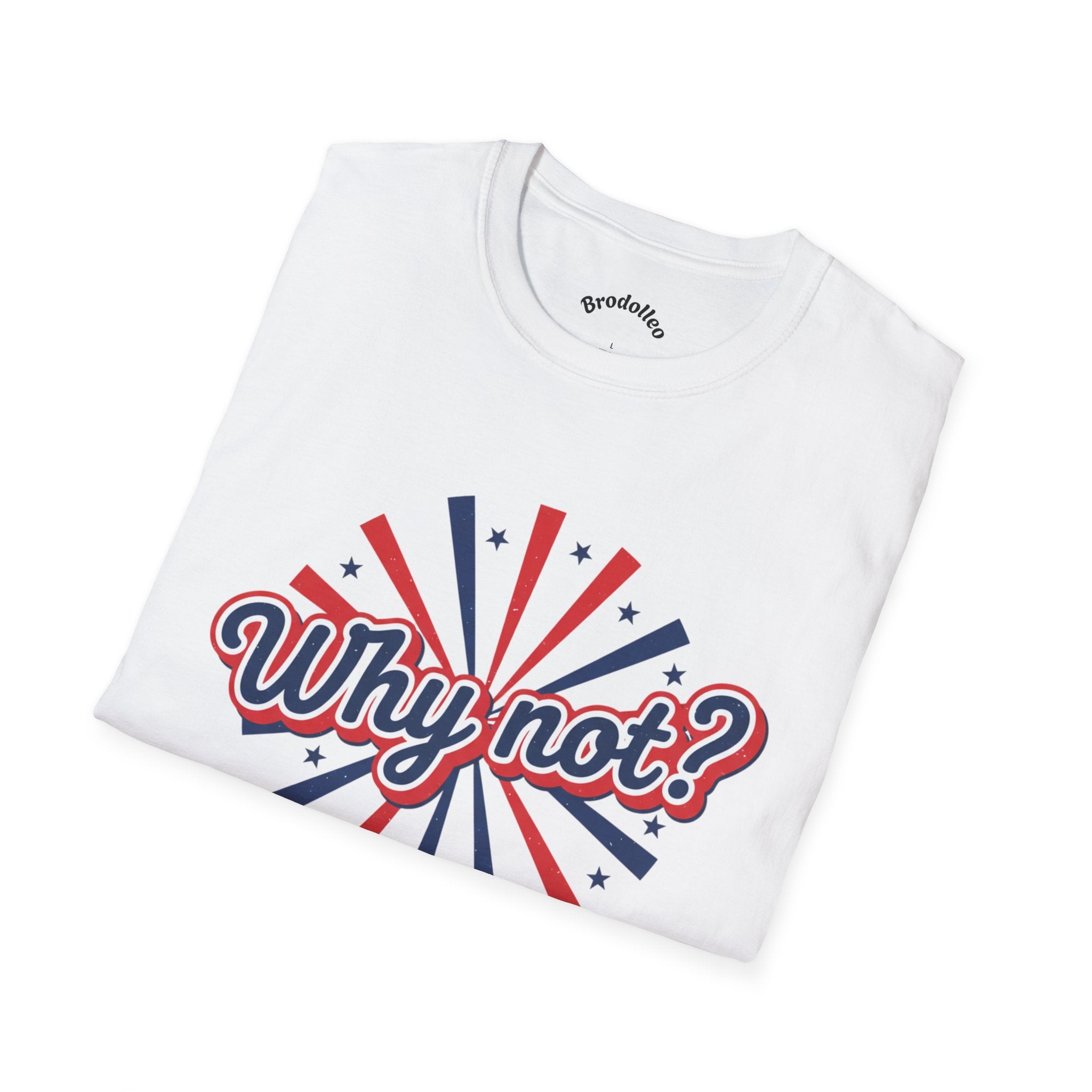 Why Not? Retro Firework Graphic T-Shirt