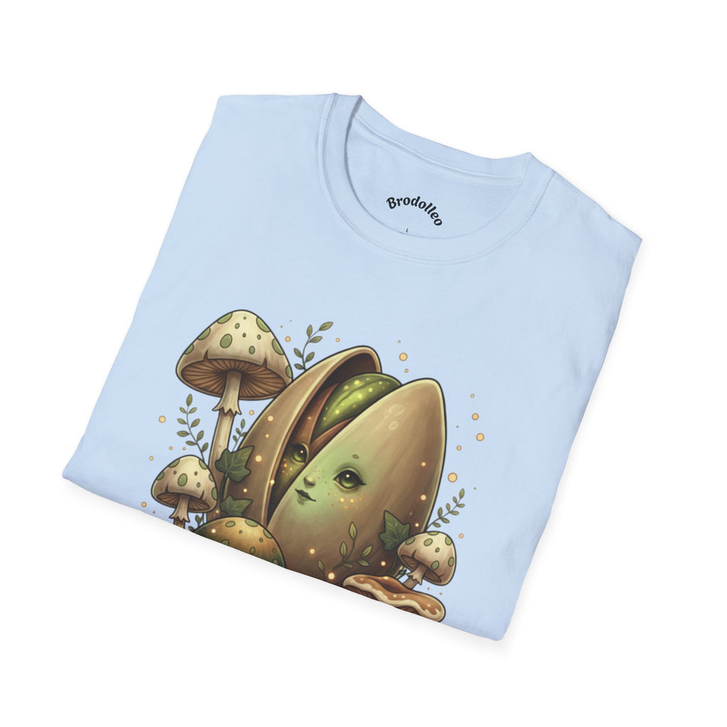 Mushroom Hatchling Tee — Cute Fantasy Fungi Graphic T-Shirt